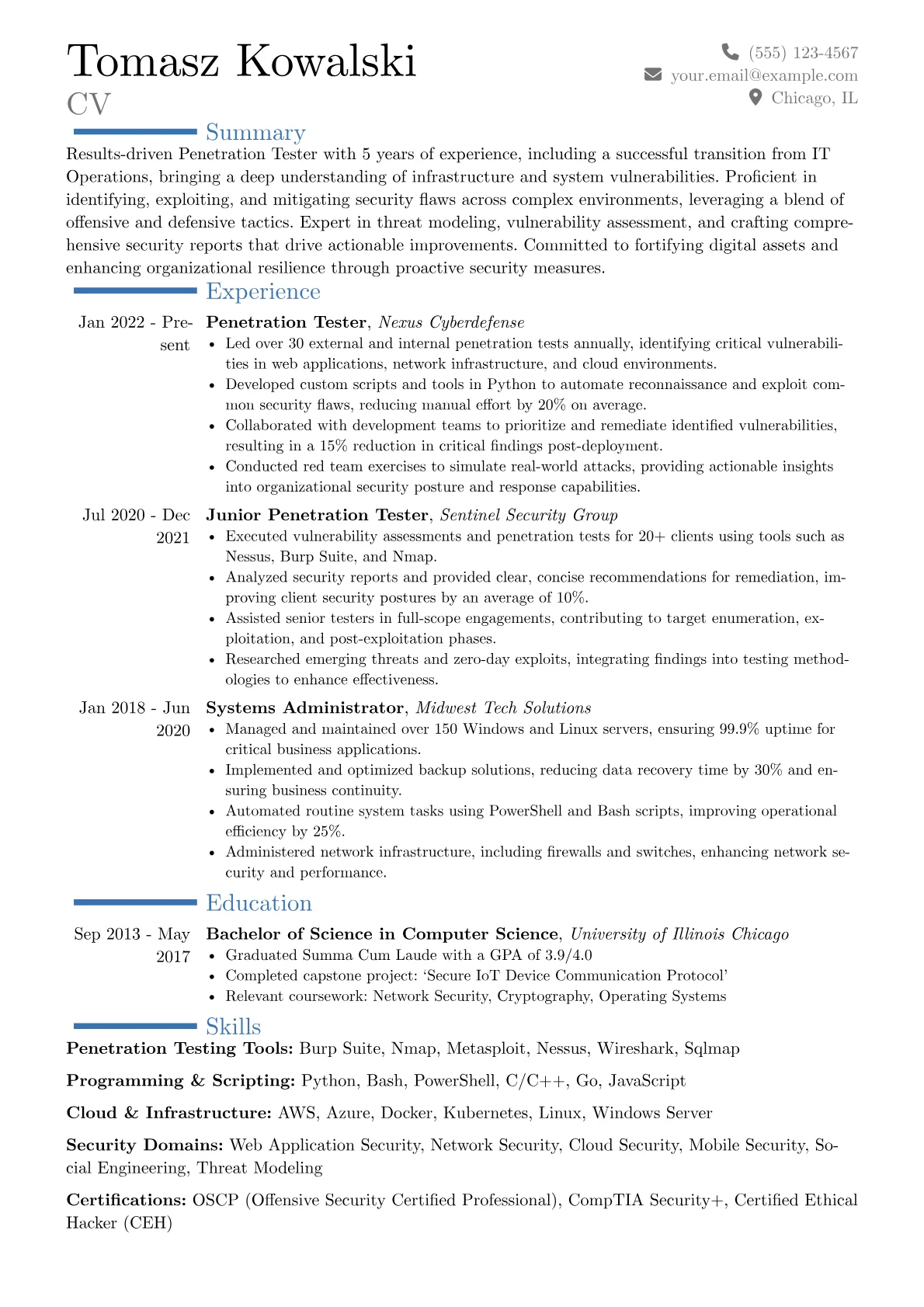 Career changer version - Page 1