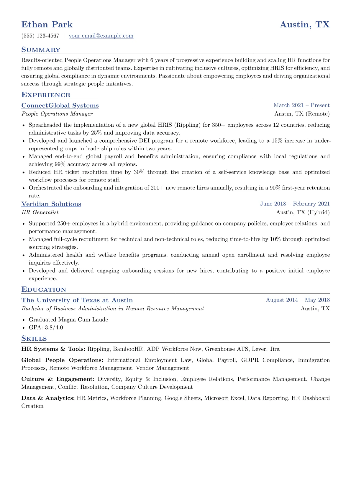 People Operations version - Page 1