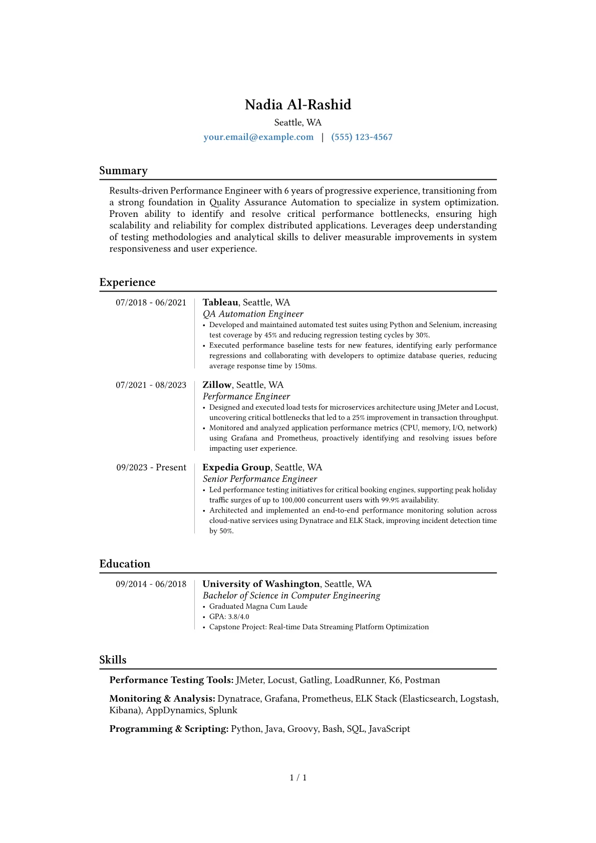 Career changer version - Page 1