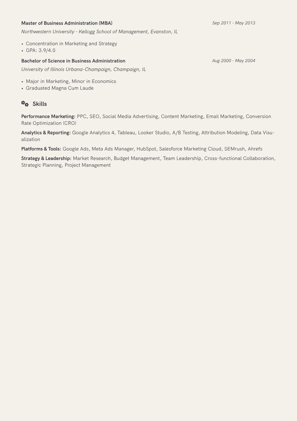 Career changer version - Page 2