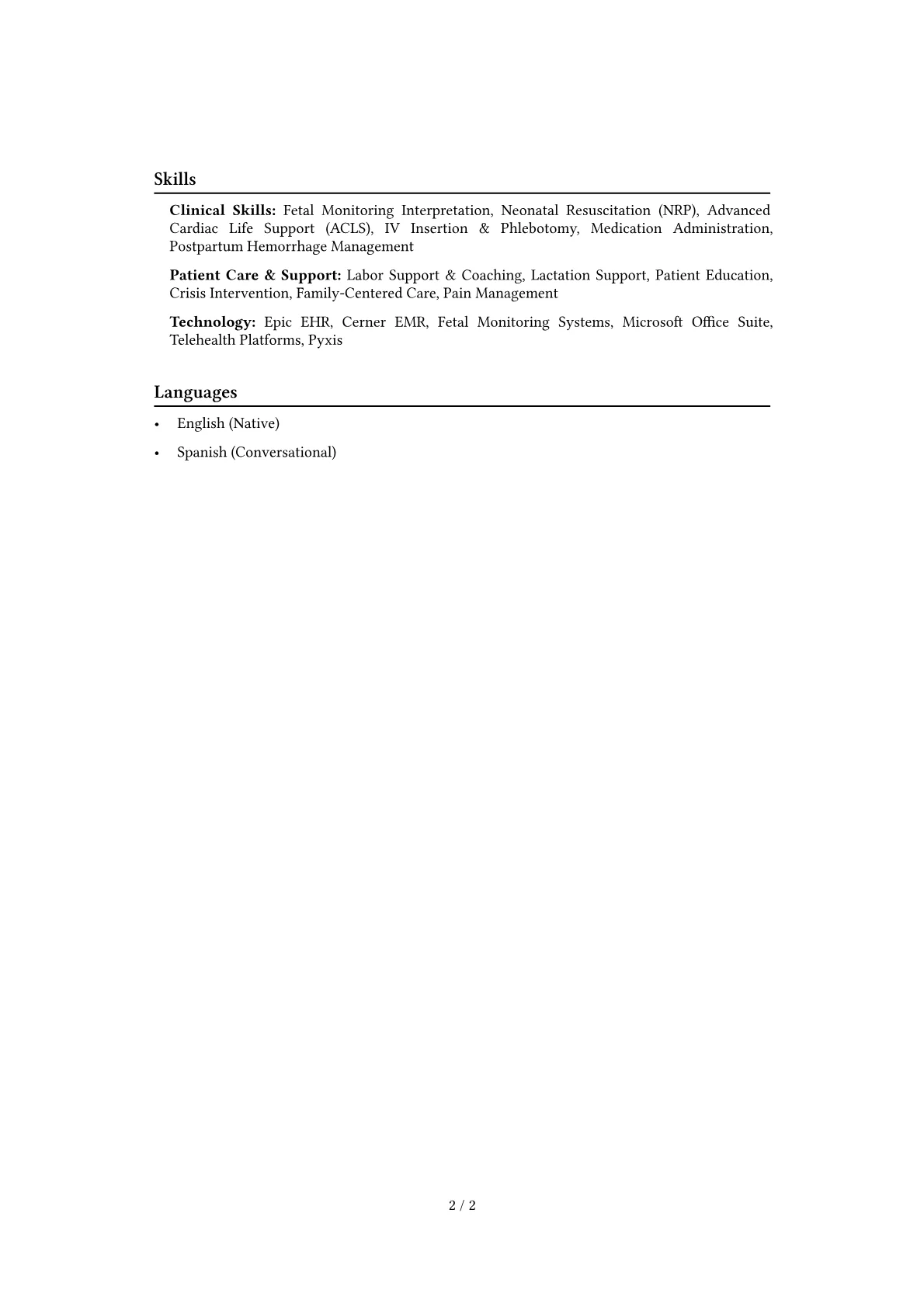 Career changer version - Page 2