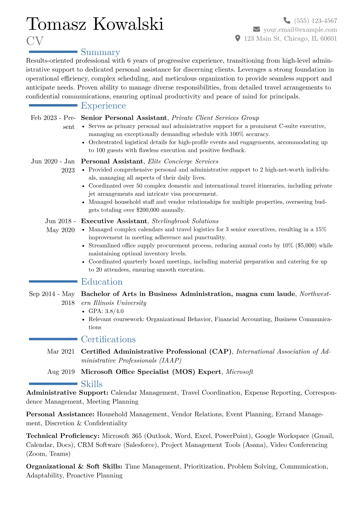 Career changer version - Page 1