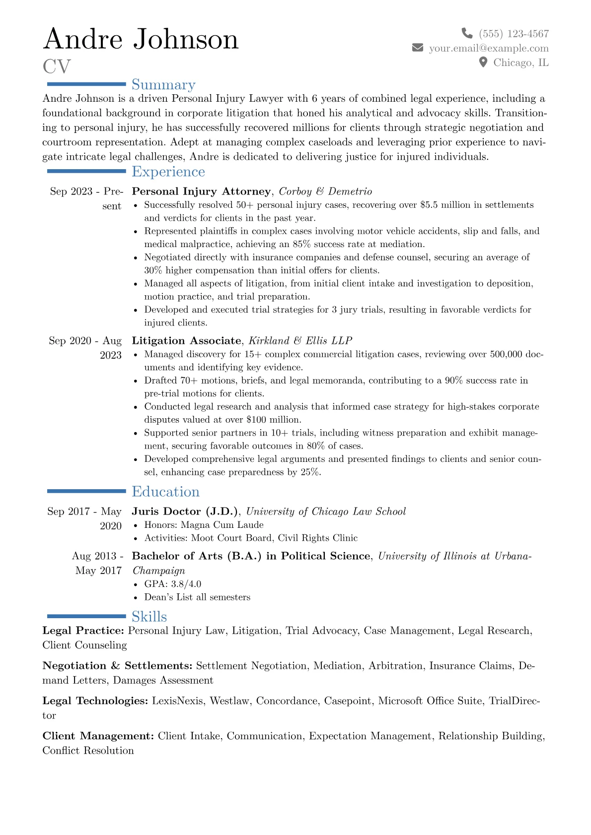 Career changer version - Page 1