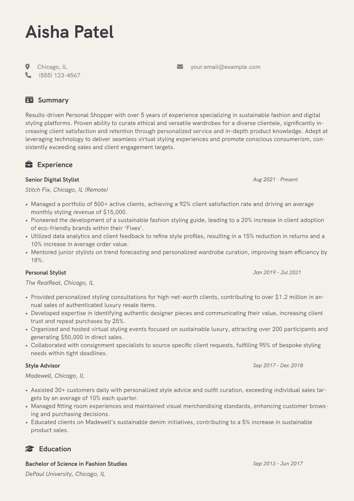 Styling Expertise version - Page 1