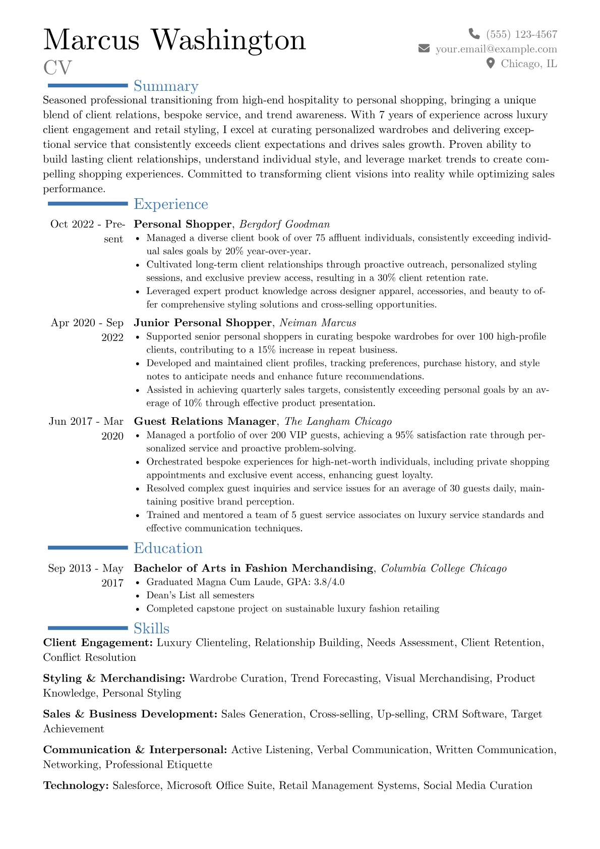 Career changer version - Page 1