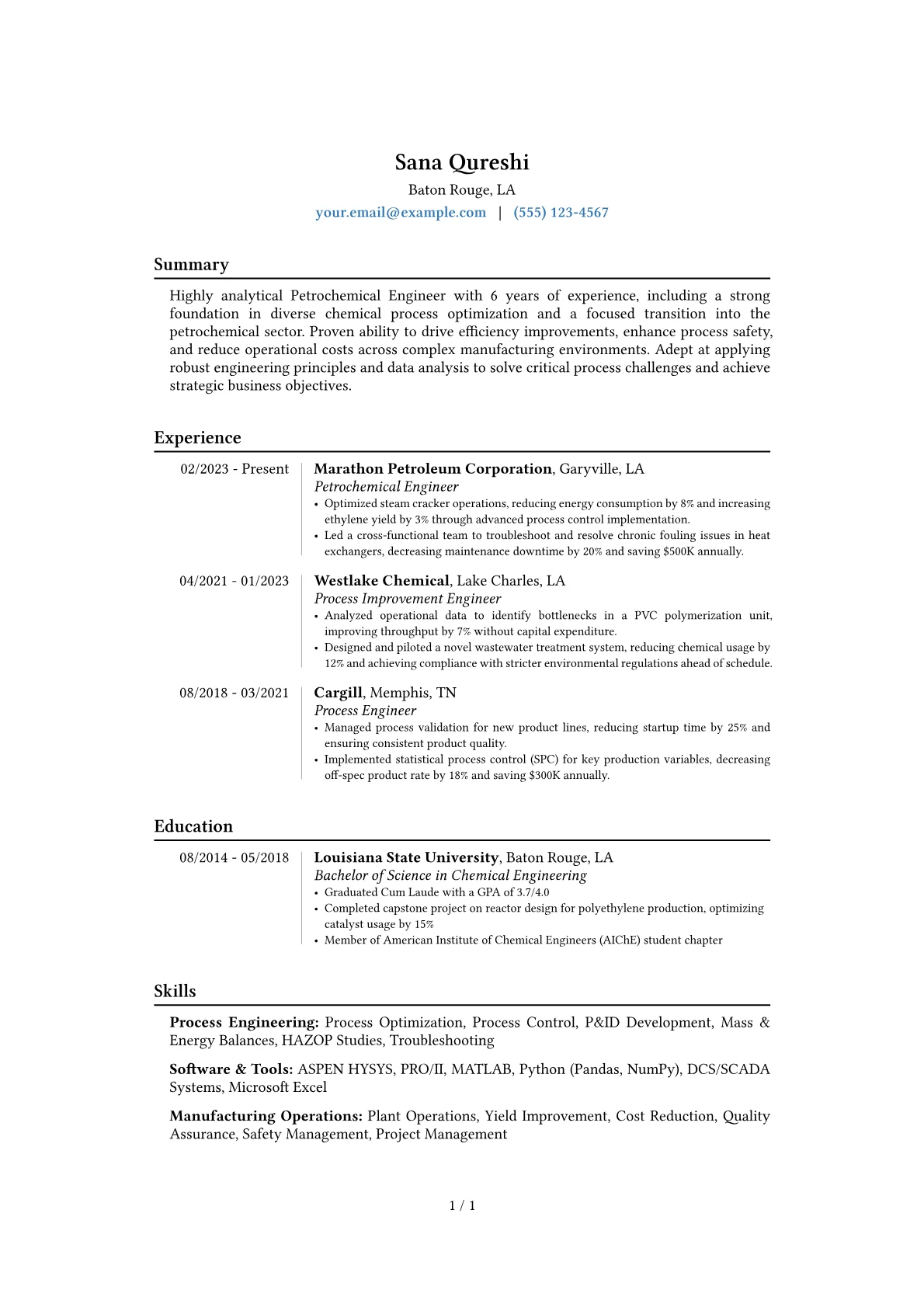 Career changer version - Page 1