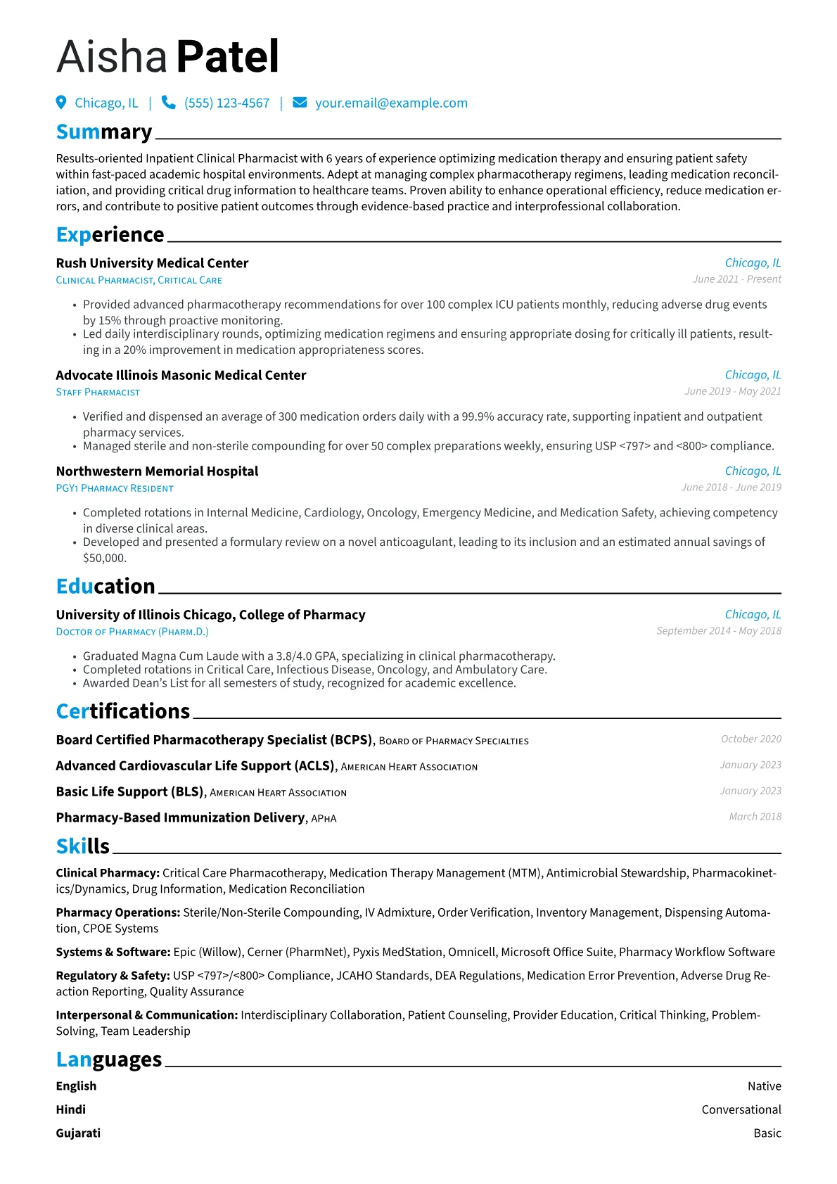 Inpatient Clinical version - Page 1