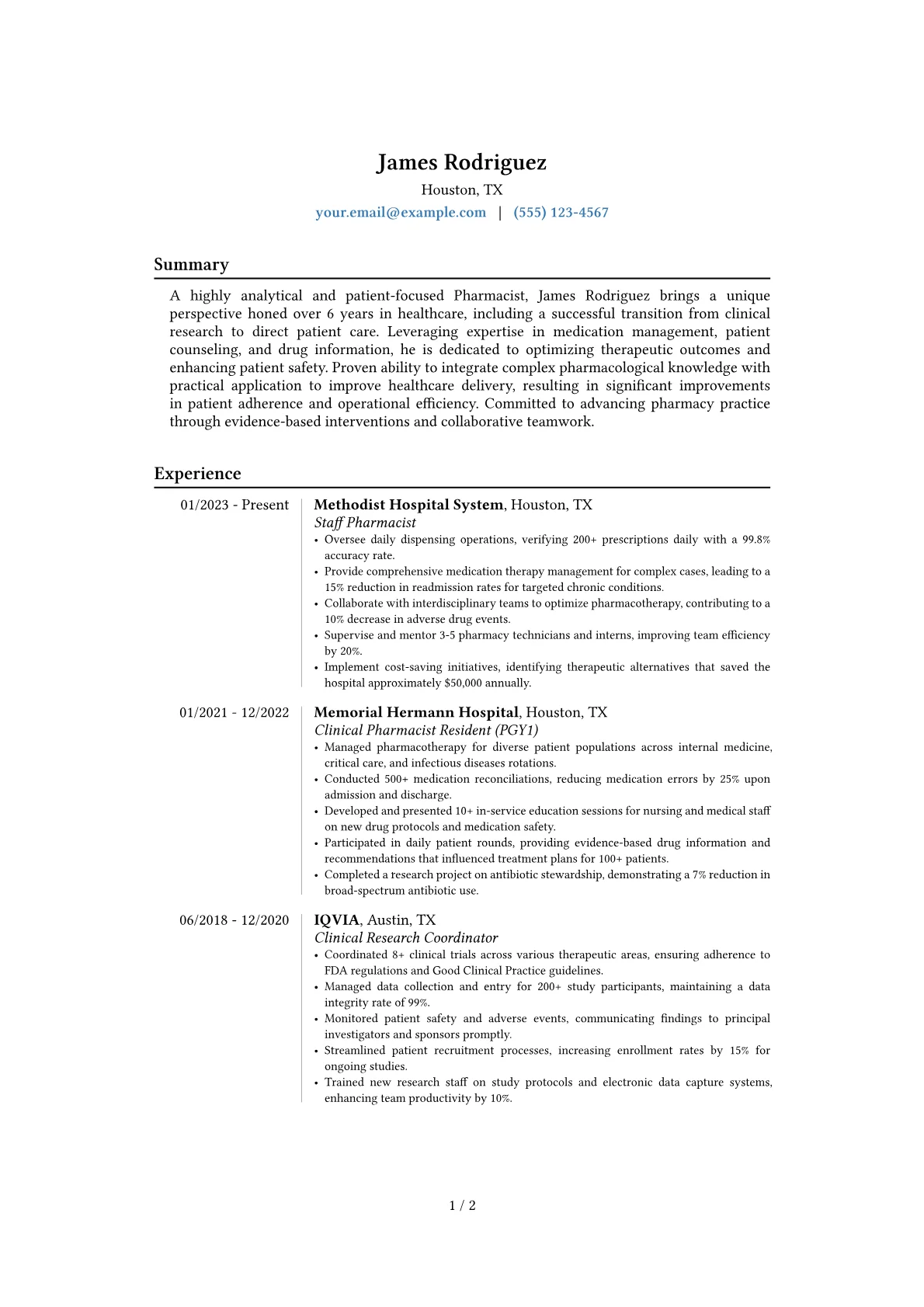 Career changer version - Page 1