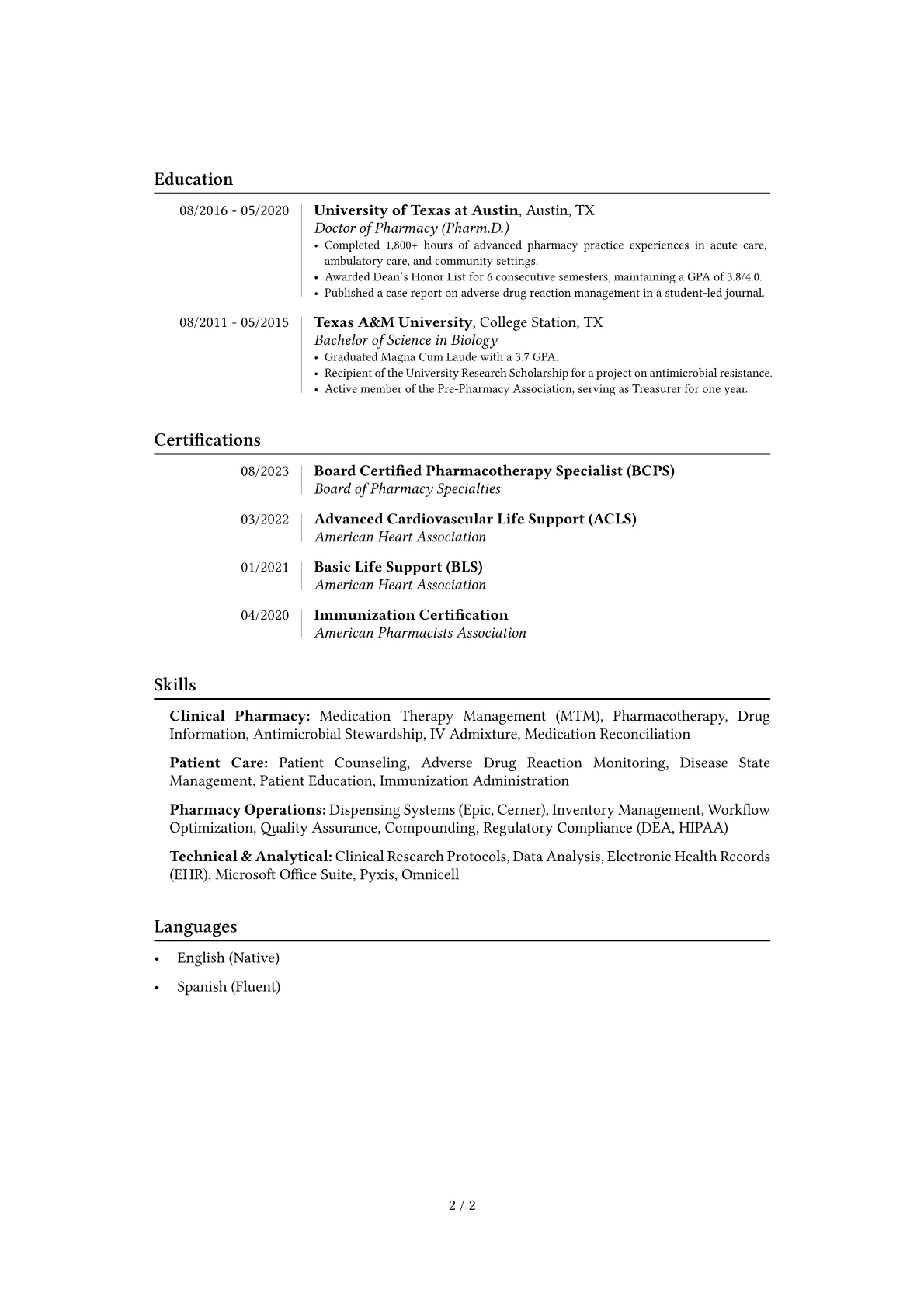 Career changer version - Page 2