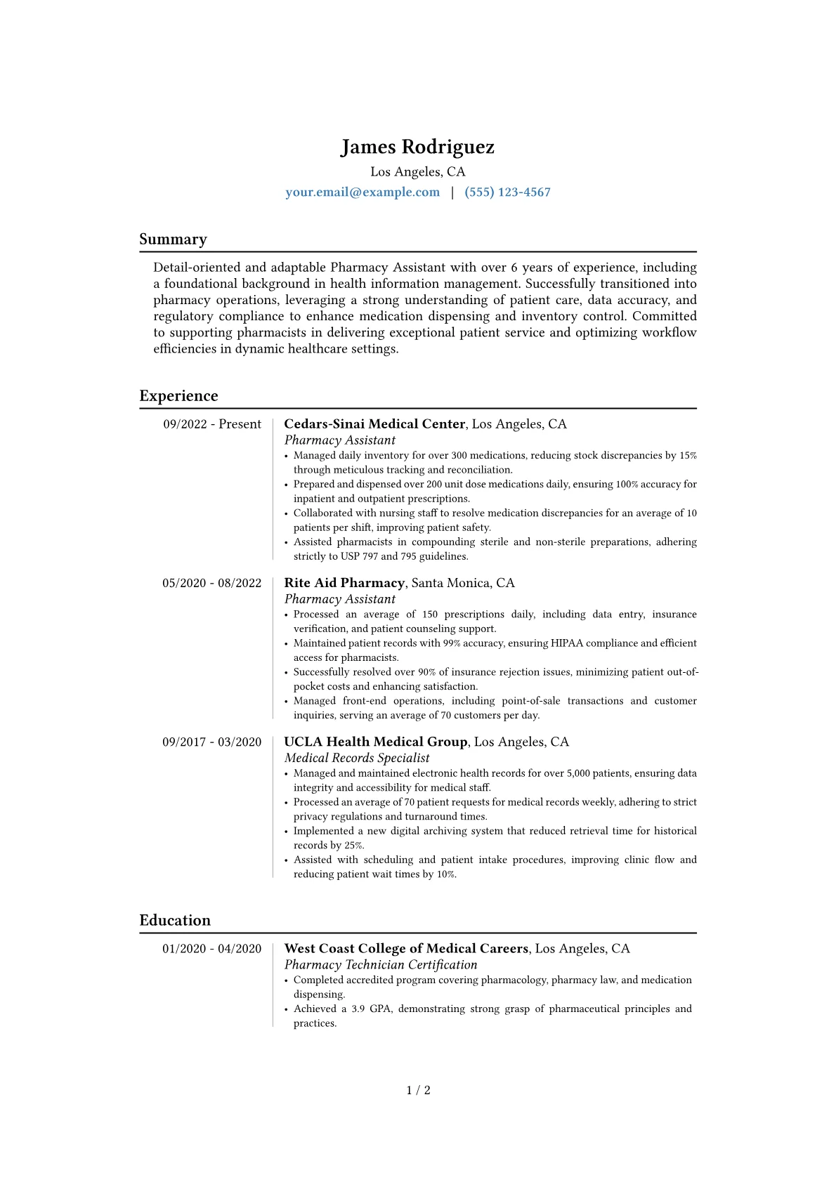 Career changer version - Page 1