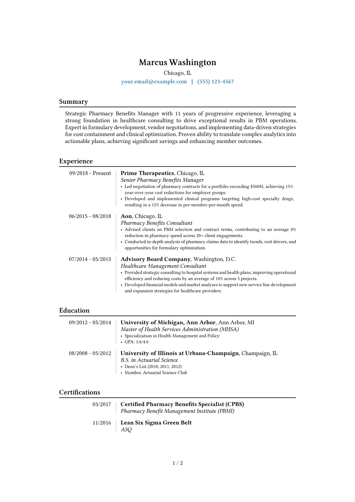 Career changer version - Page 1