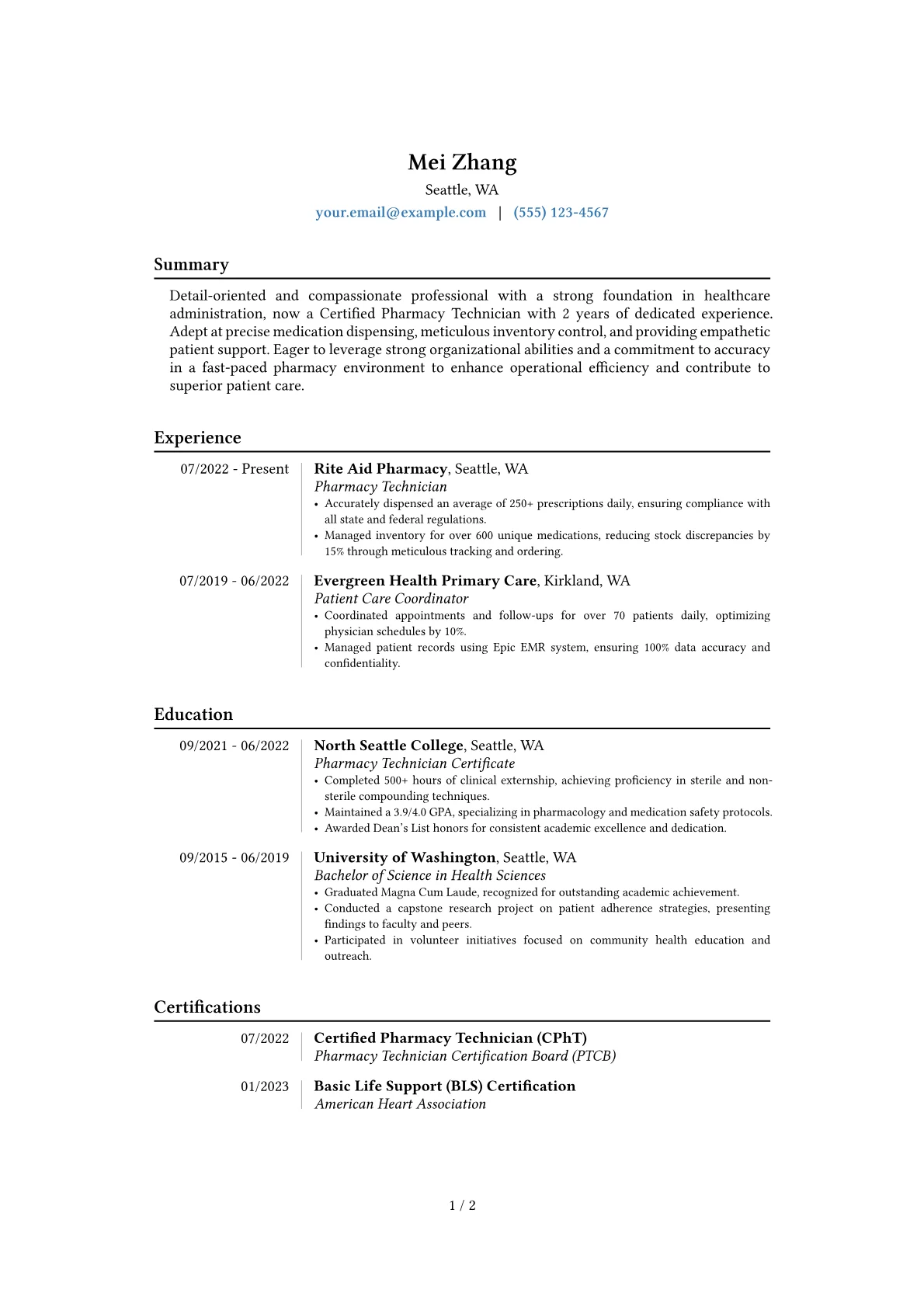 Career changer version - Page 1