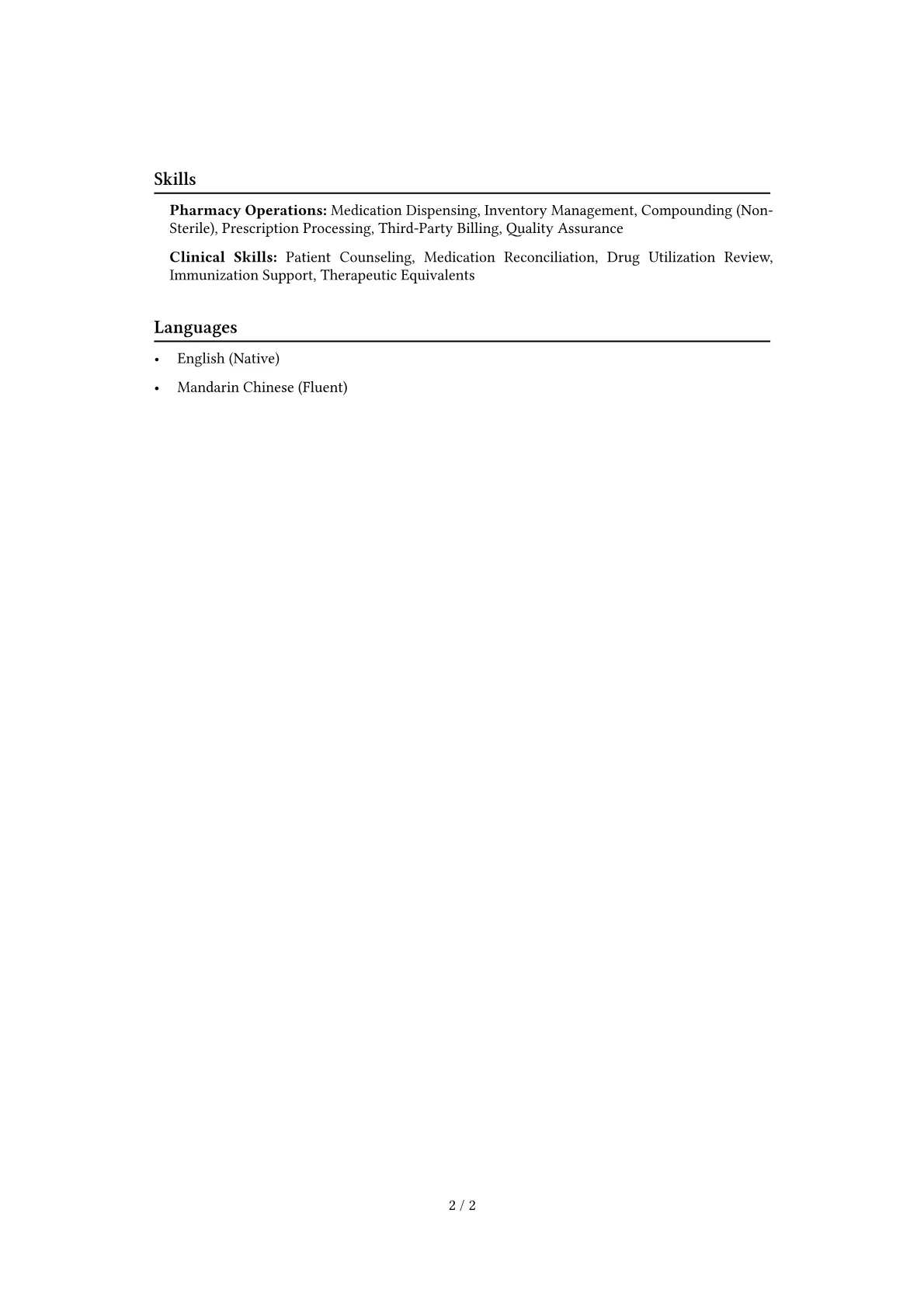 Career changer version - Page 2