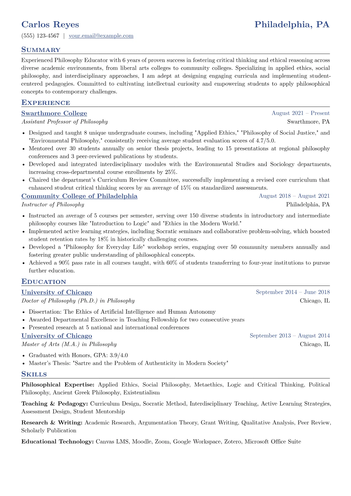 Philosophy Teacher version - Page 1