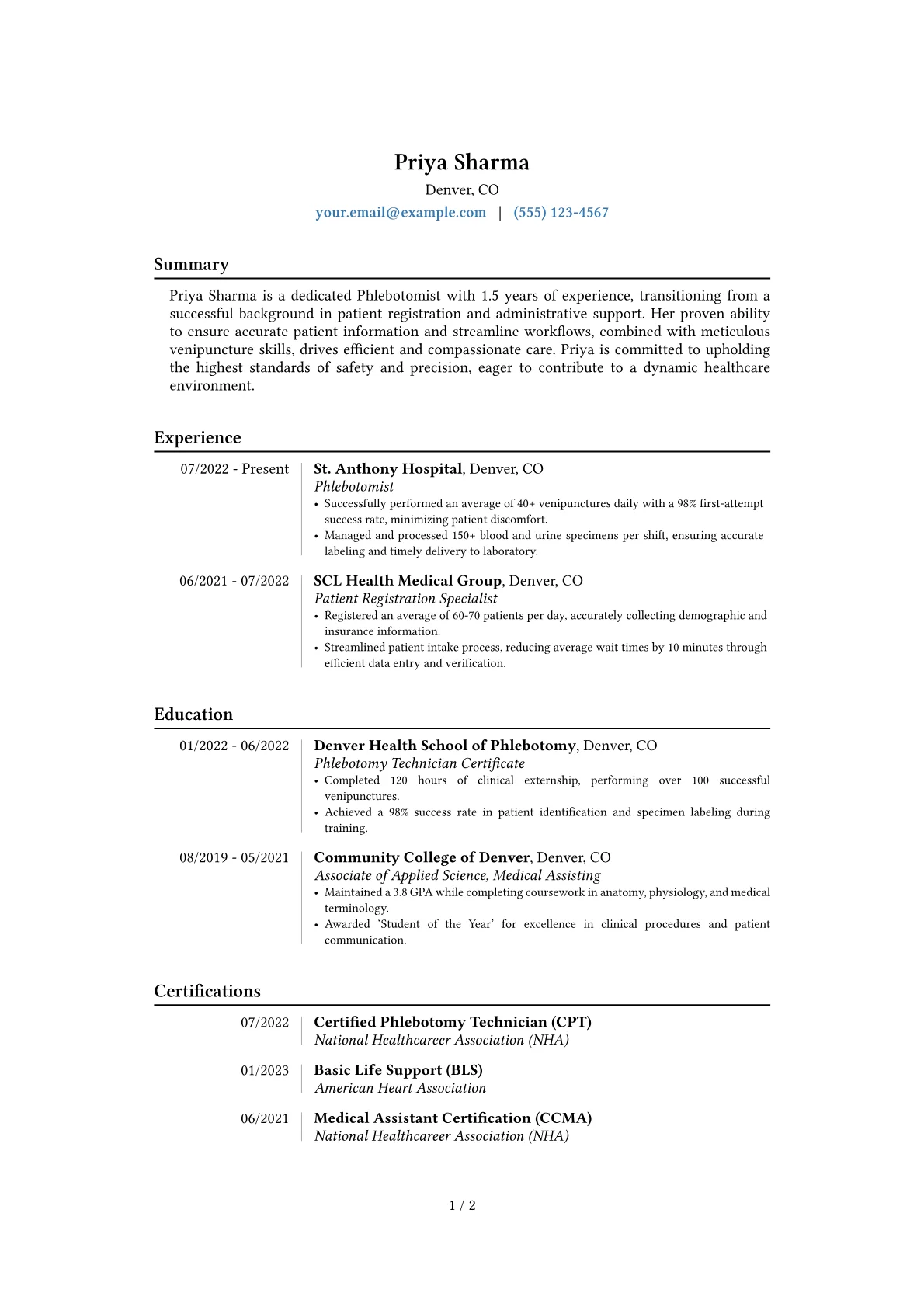 Career changer version - Page 1
