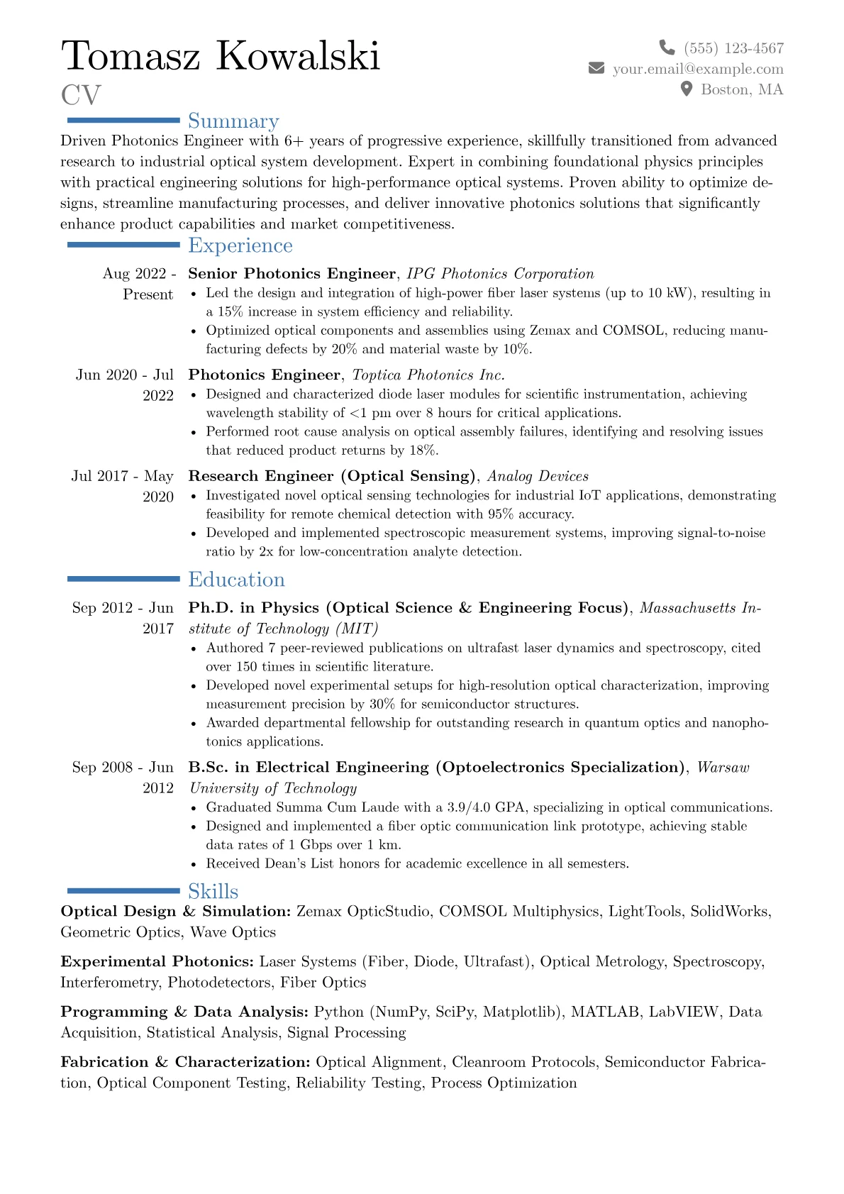Career changer version - Page 1