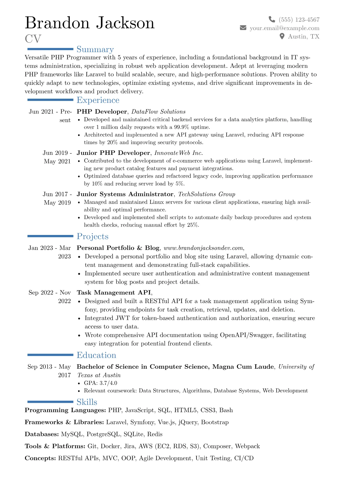 Career changer version - Page 1