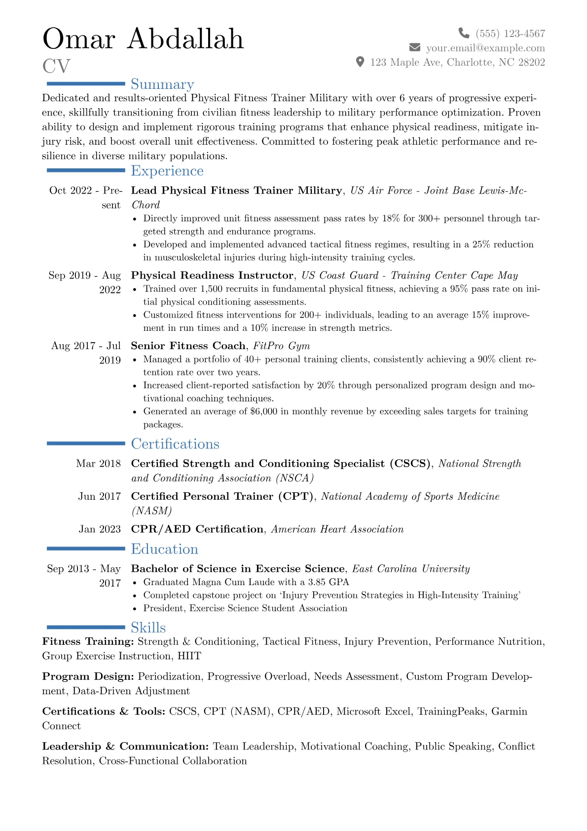 Career changer version - Page 1