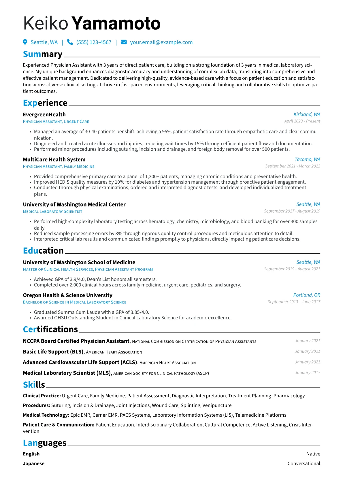 Career changer version - Page 1