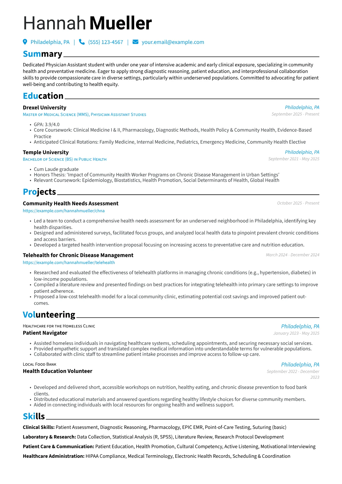 Community Health Focus version - Page 1