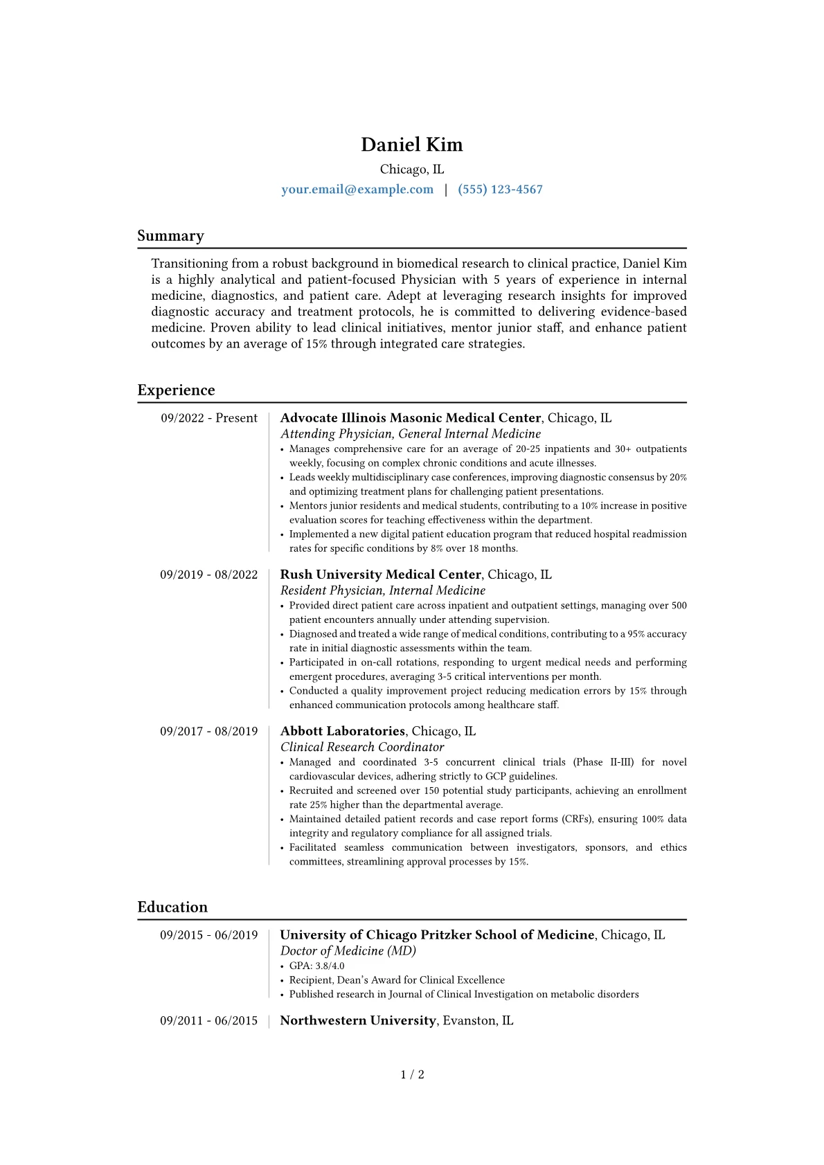 Career changer version - Page 1
