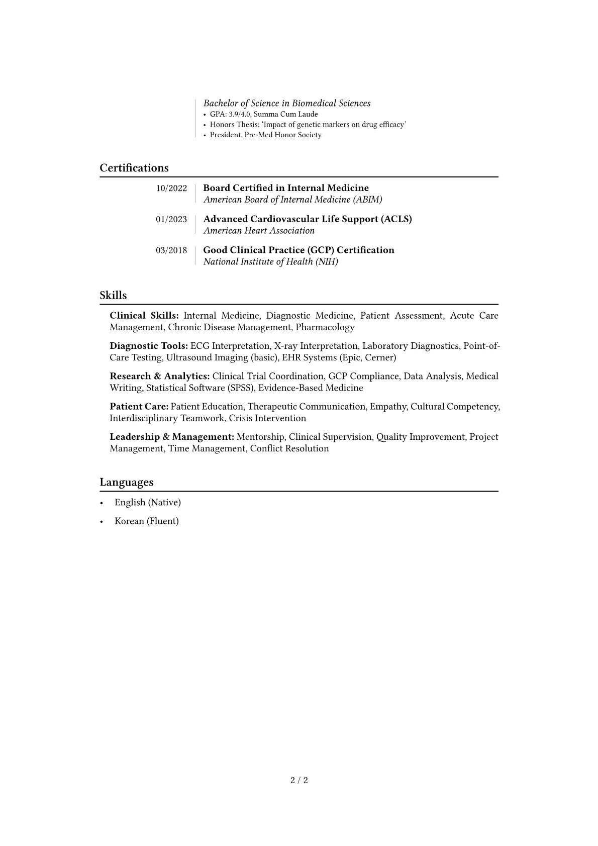 Career changer version - Page 2