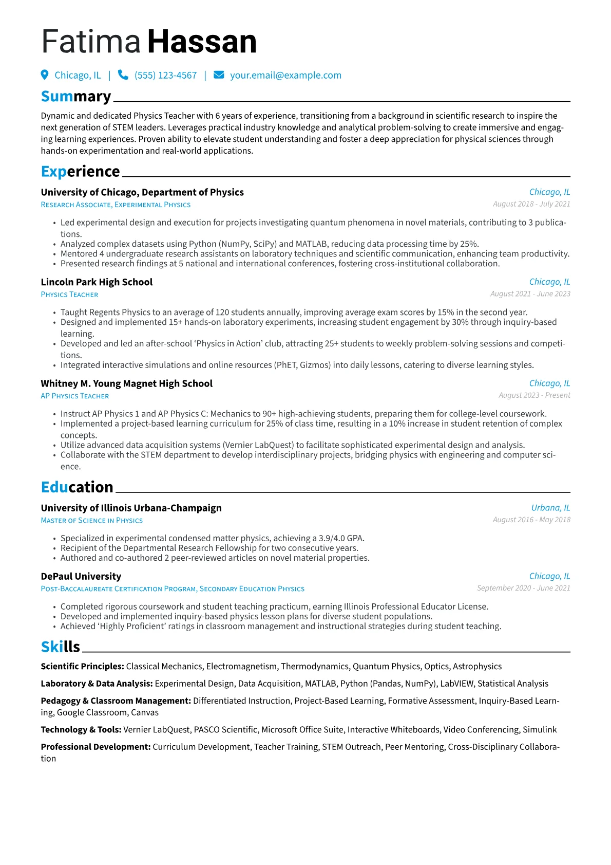 Career changer version - Page 1