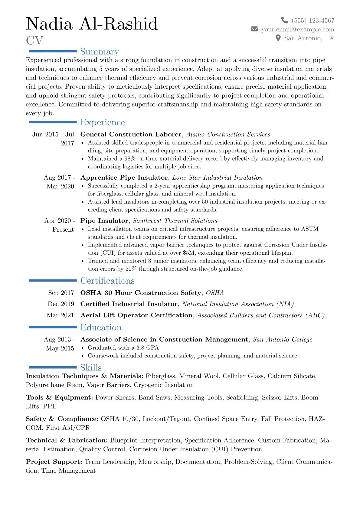 Career changer version - Page 1