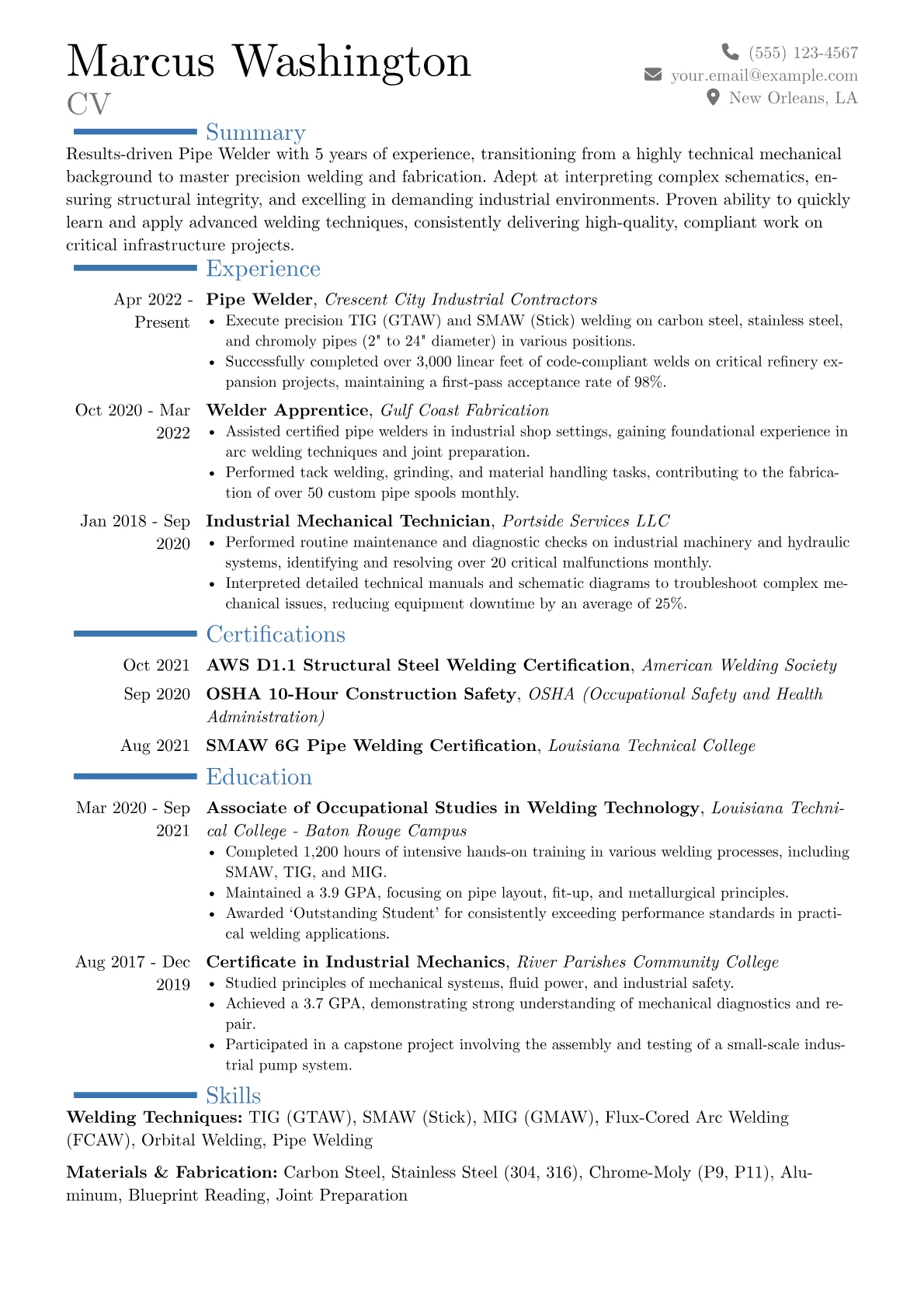 Career changer version - Page 1