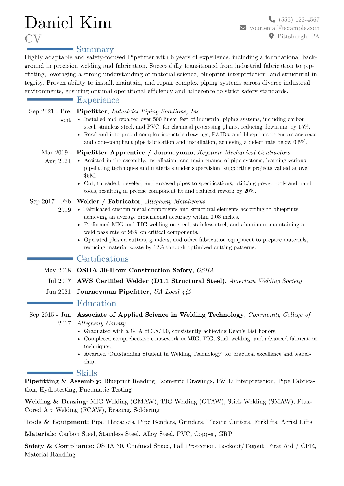 Career changer version - Page 1