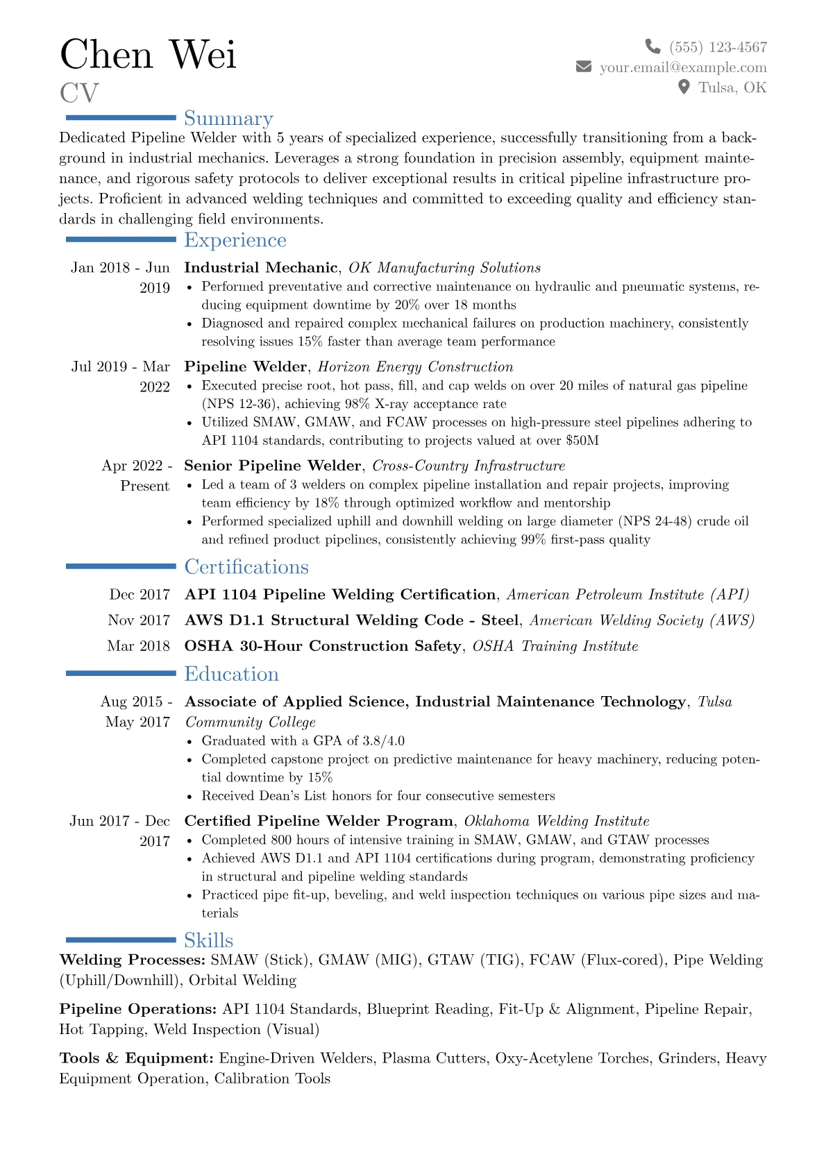 Career changer version - Page 1