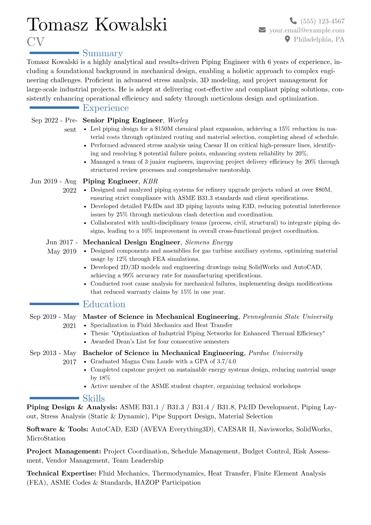 Career changer version - Page 1