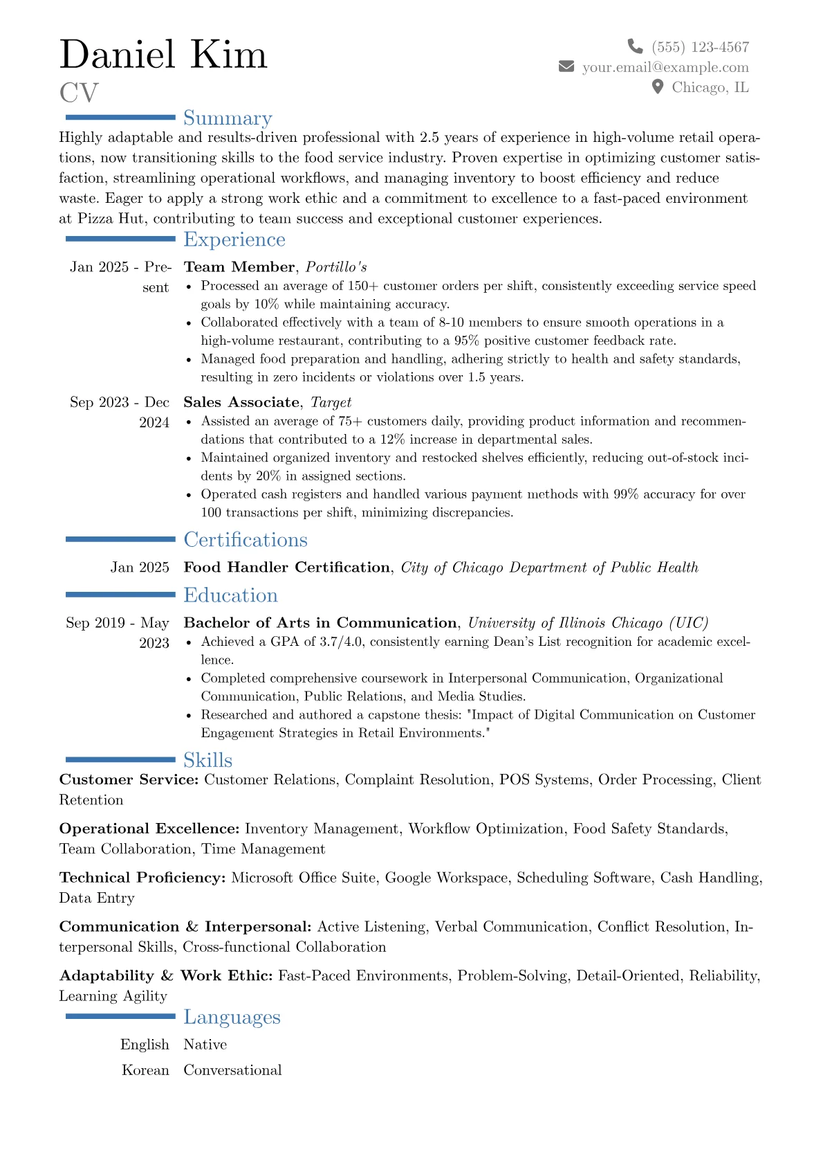 Career changer version - Page 1