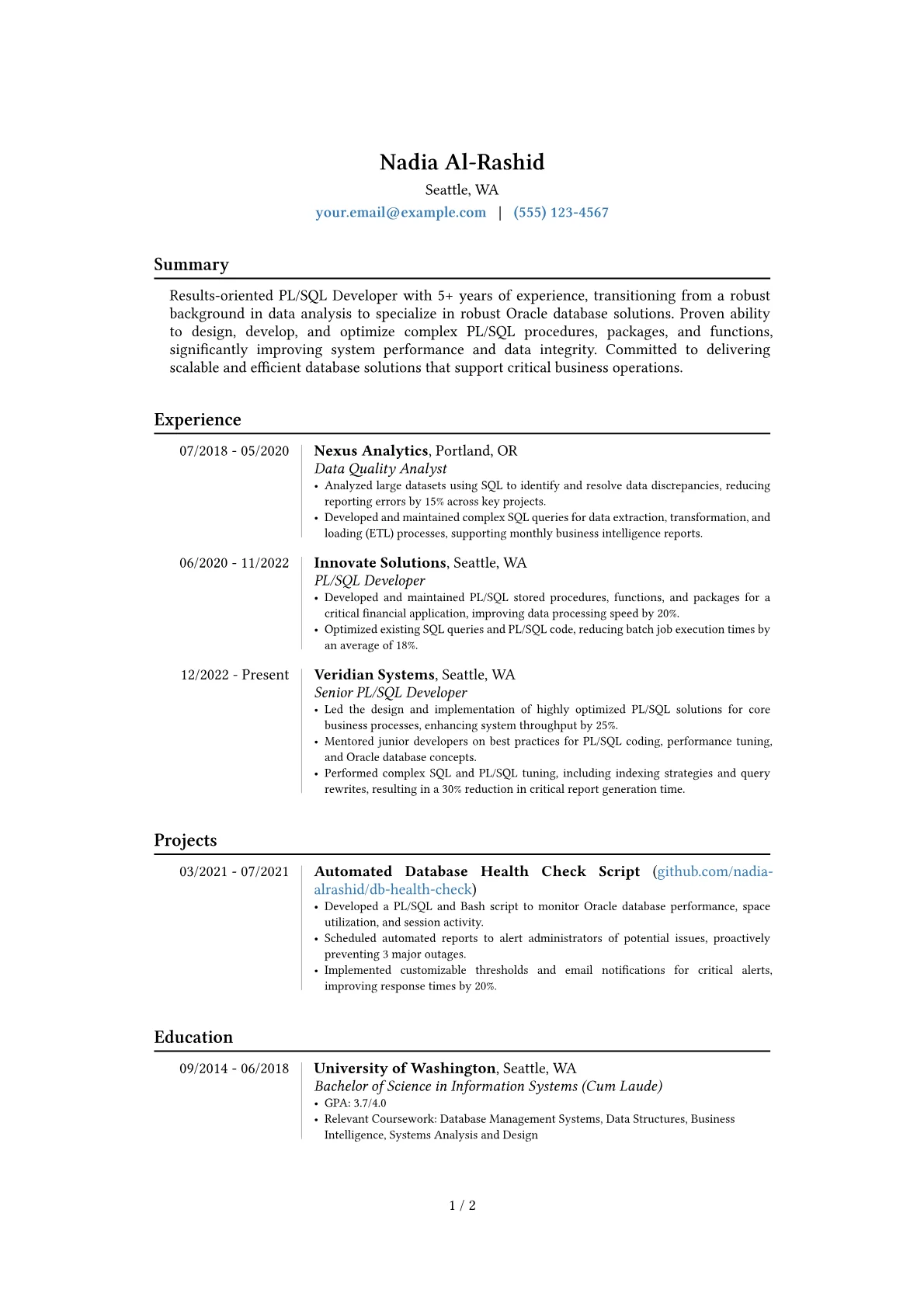 Career changer version - Page 1