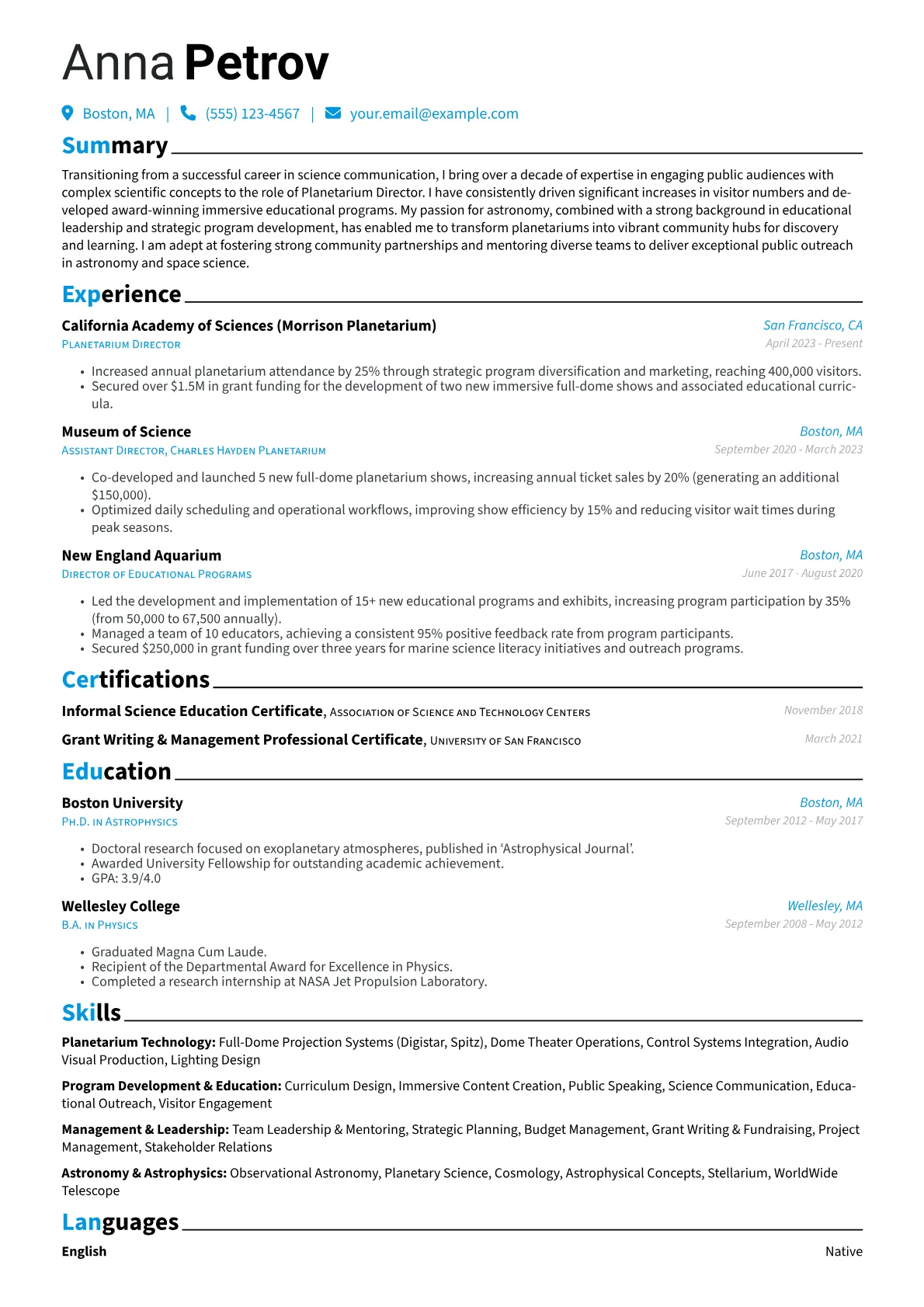 Career changer version - Page 1