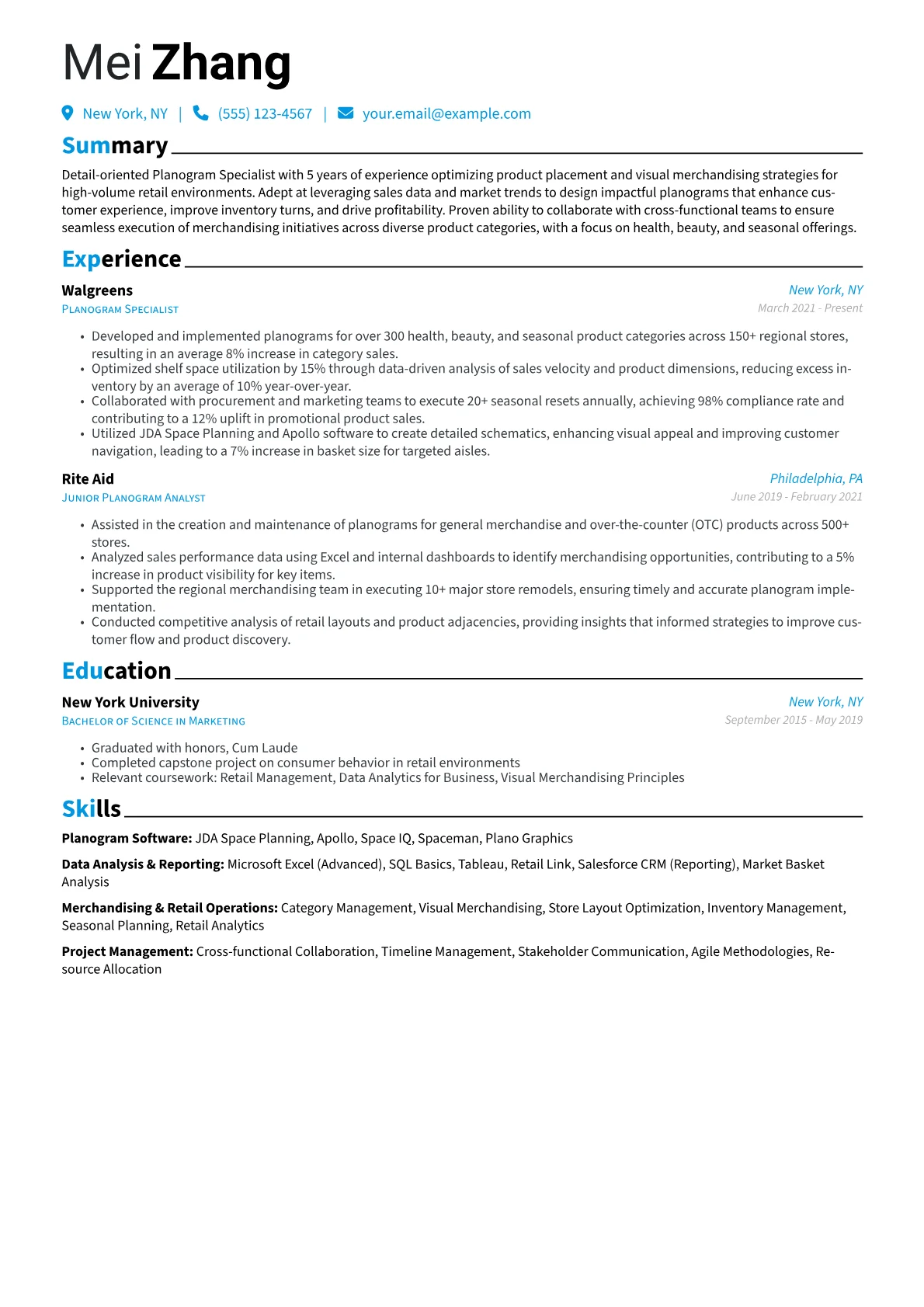 Planogram Specialist version - Page 1