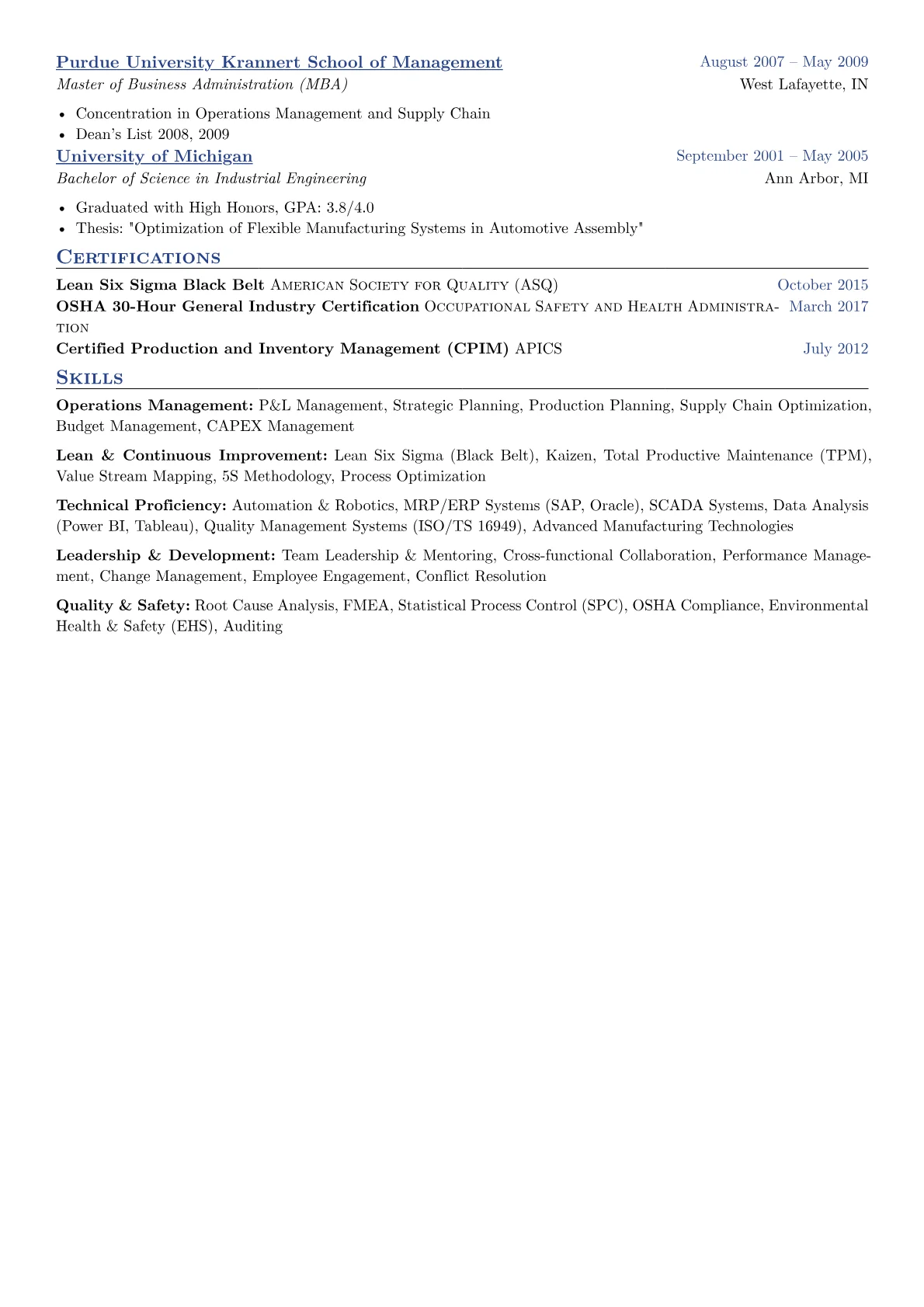 Operations Management version - Page 2