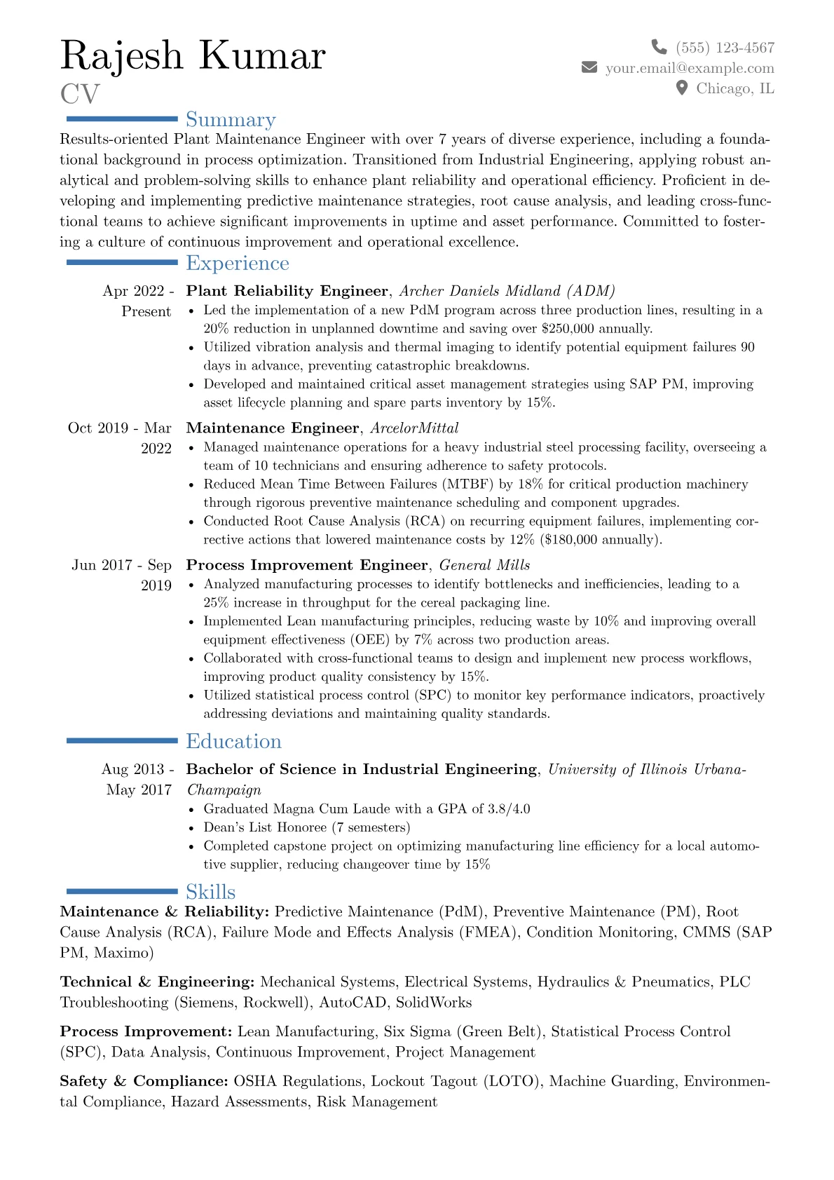 Career changer version - Page 1