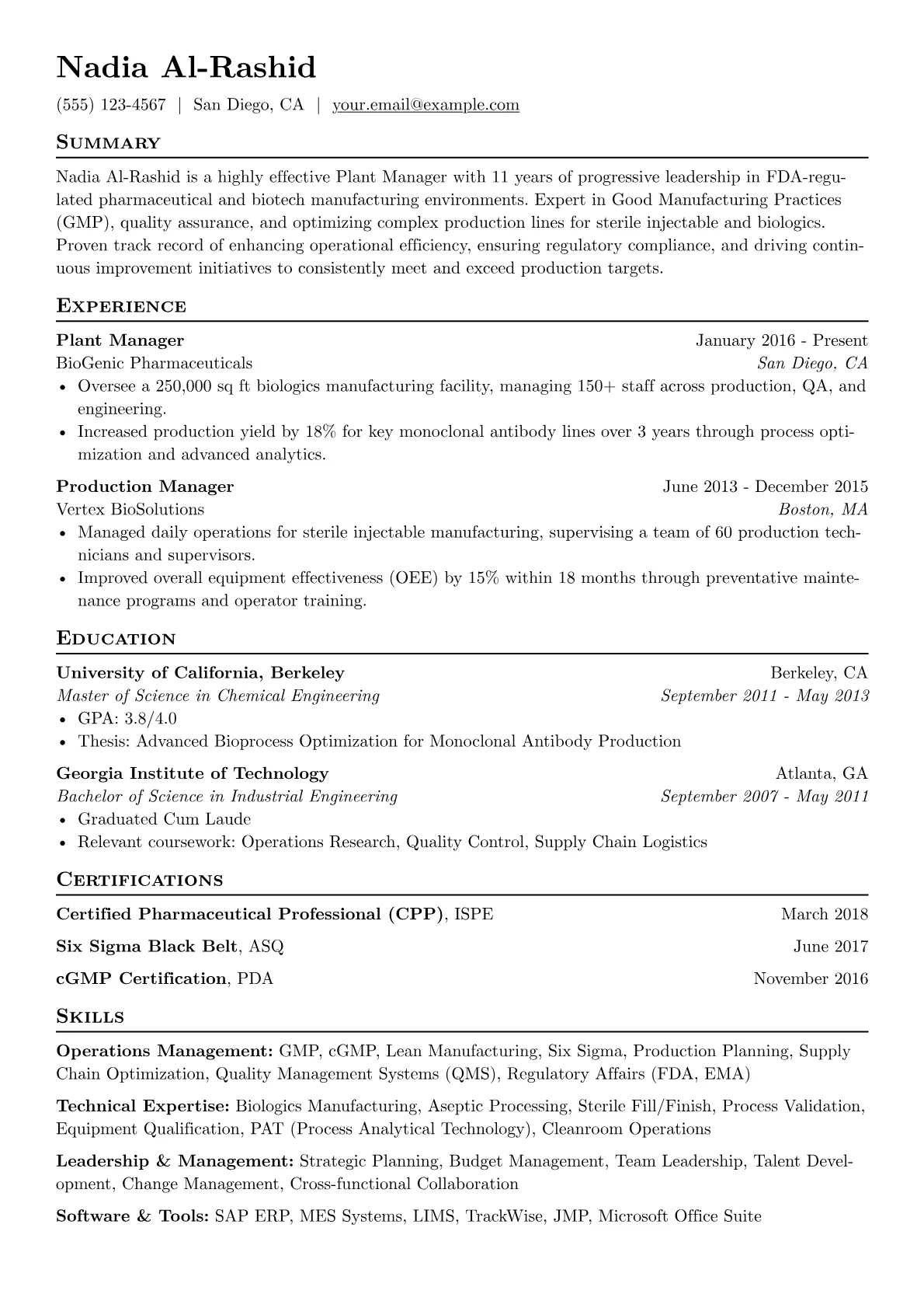 Operations Management version - Page 1