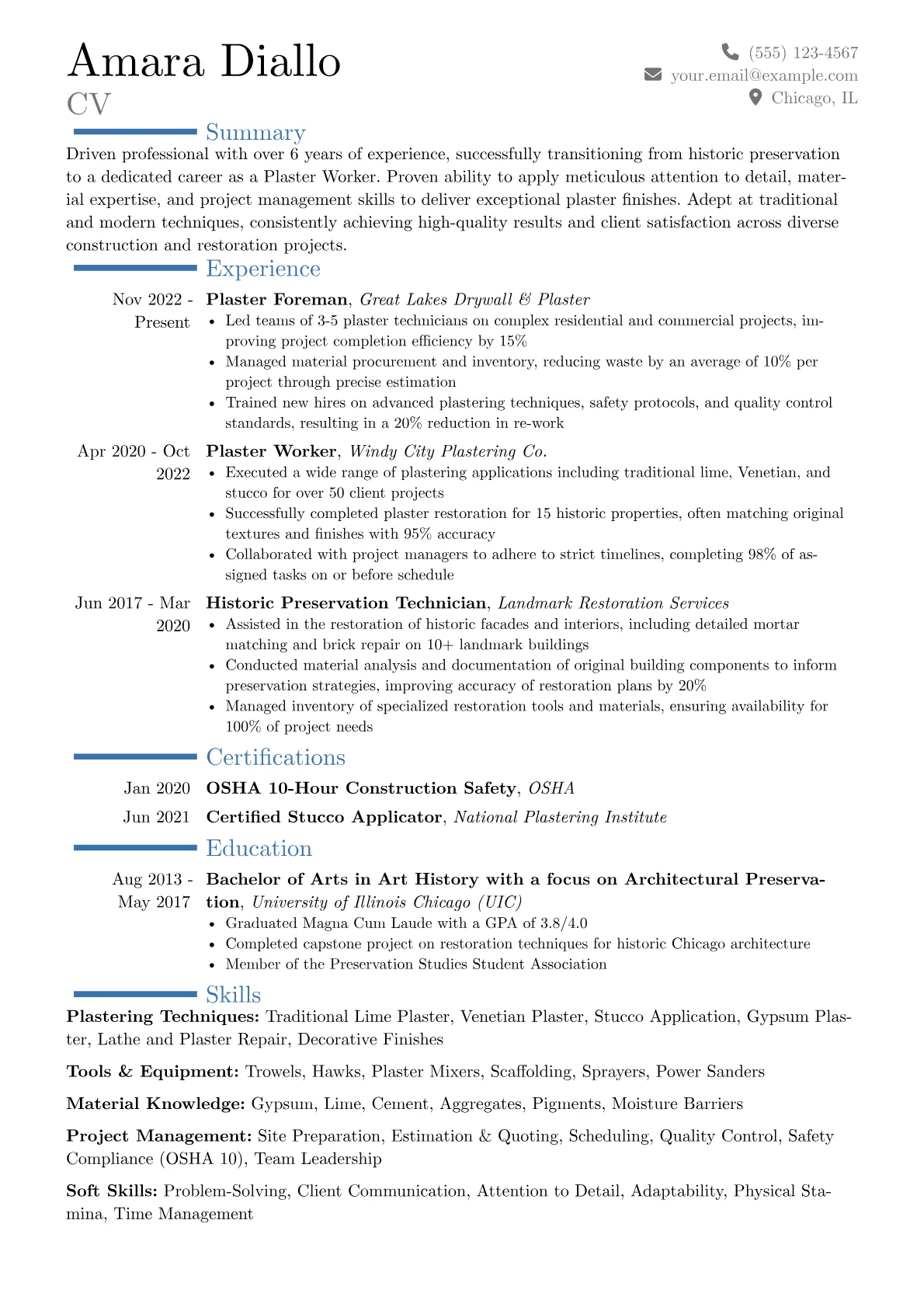 Career changer version - Page 1