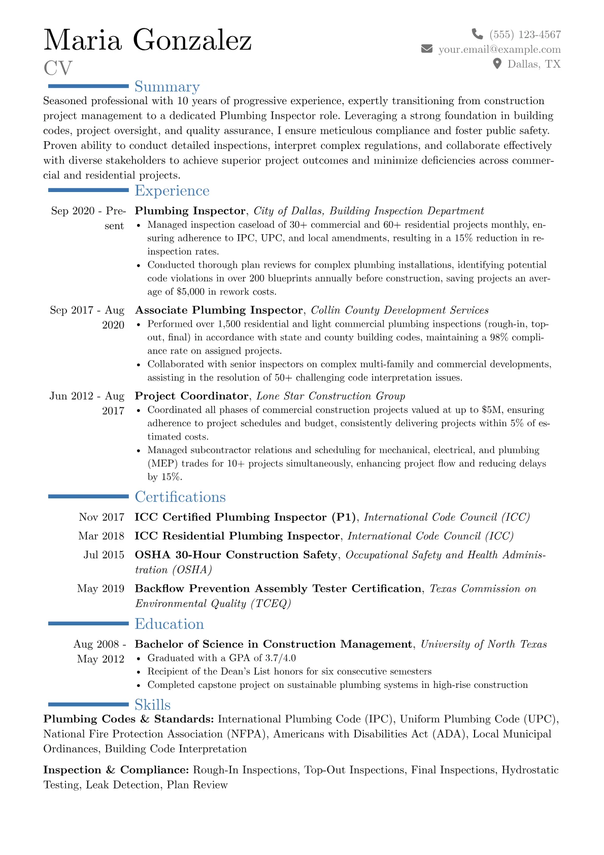 Career changer version - Page 1