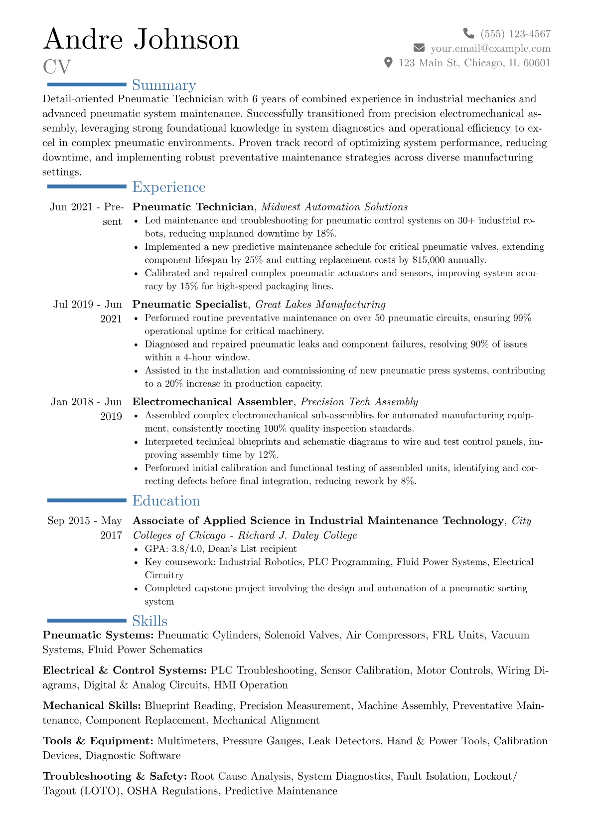 Career changer version - Page 1