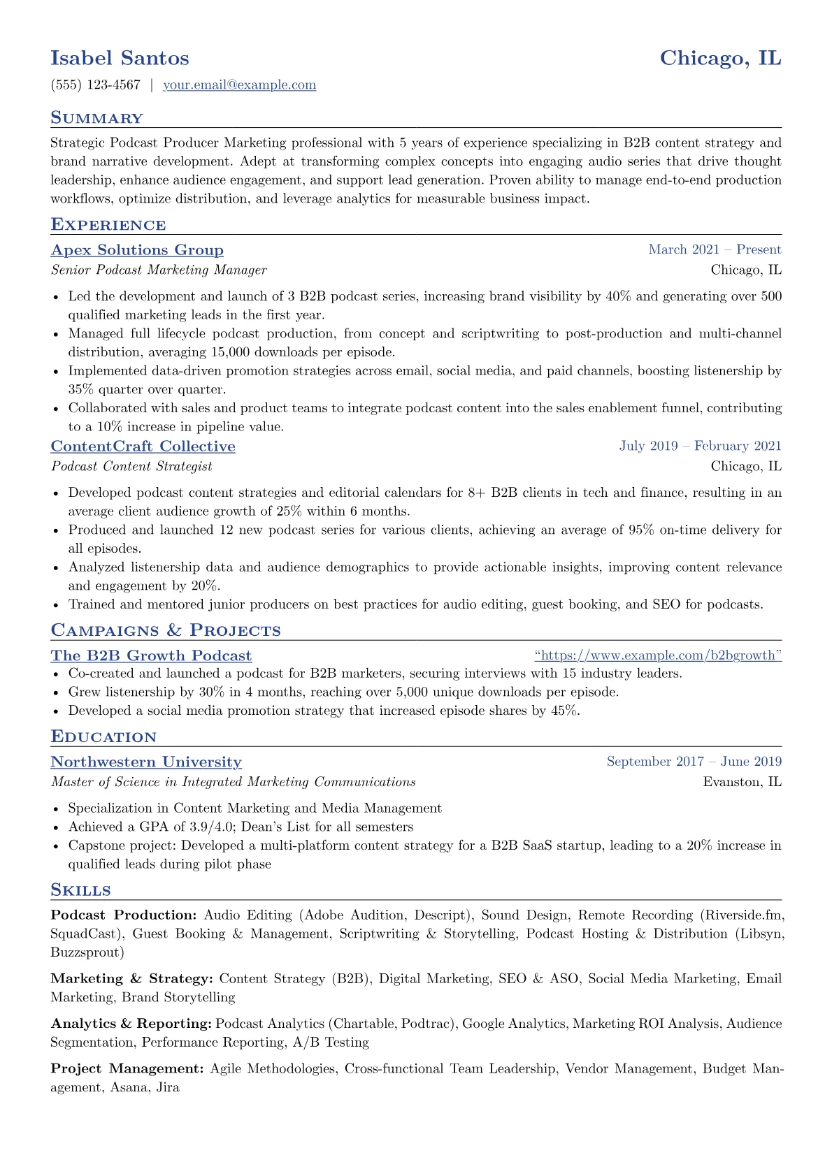 Podcast Production version - Page 1