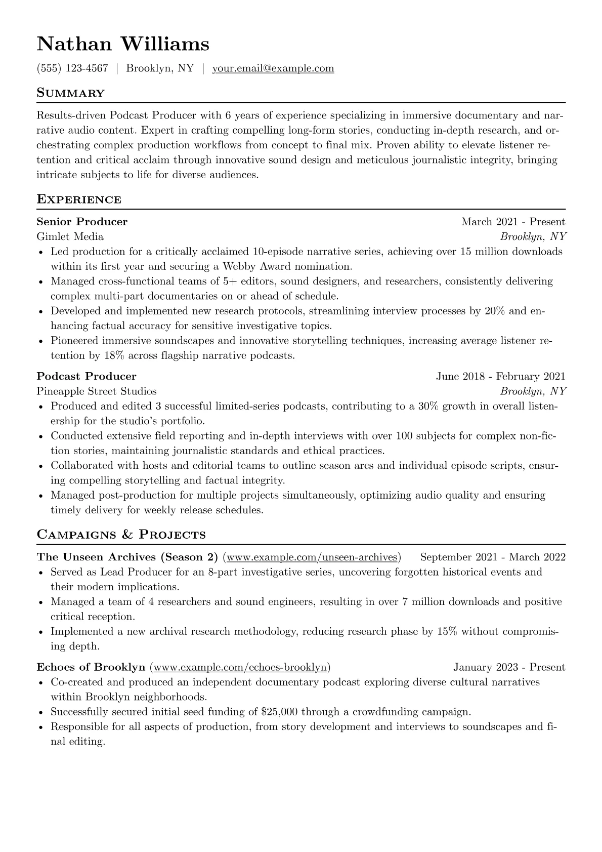 Documentary version - Page 1