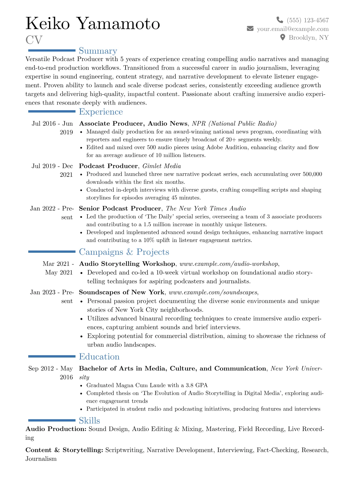 Career changer version - Page 1