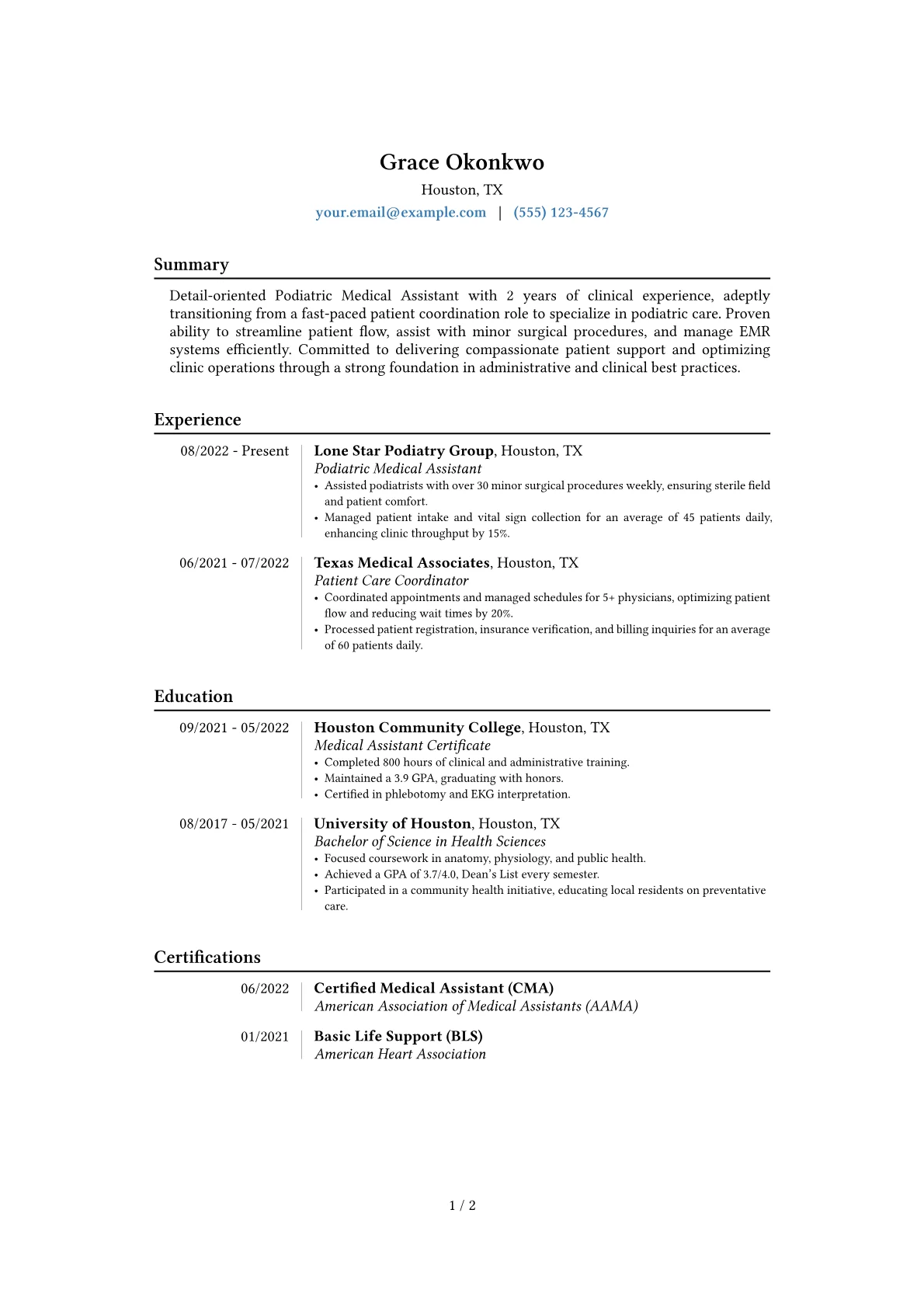 Career changer version - Page 1