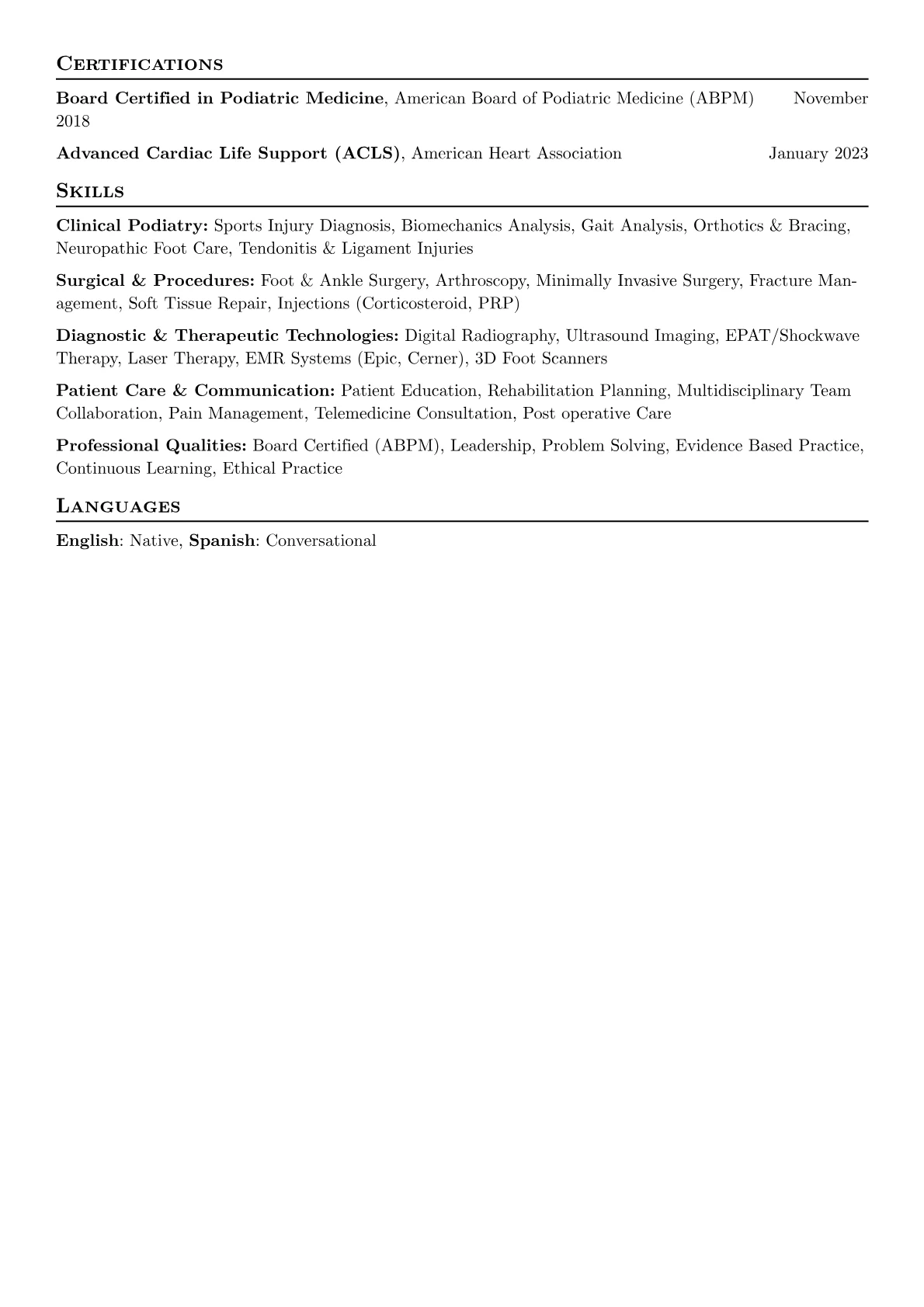 Sports Medicine Podiatrist version - Page 2