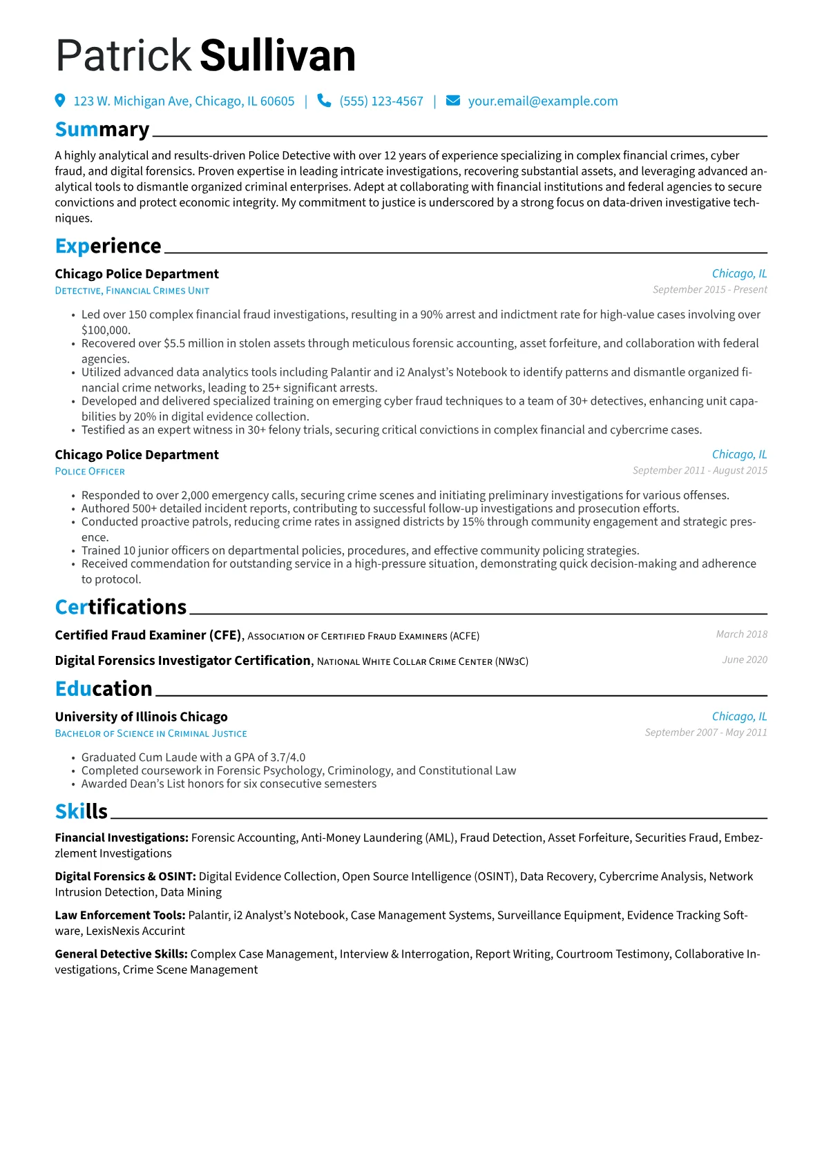Financial Crimes Detective version - Page 1