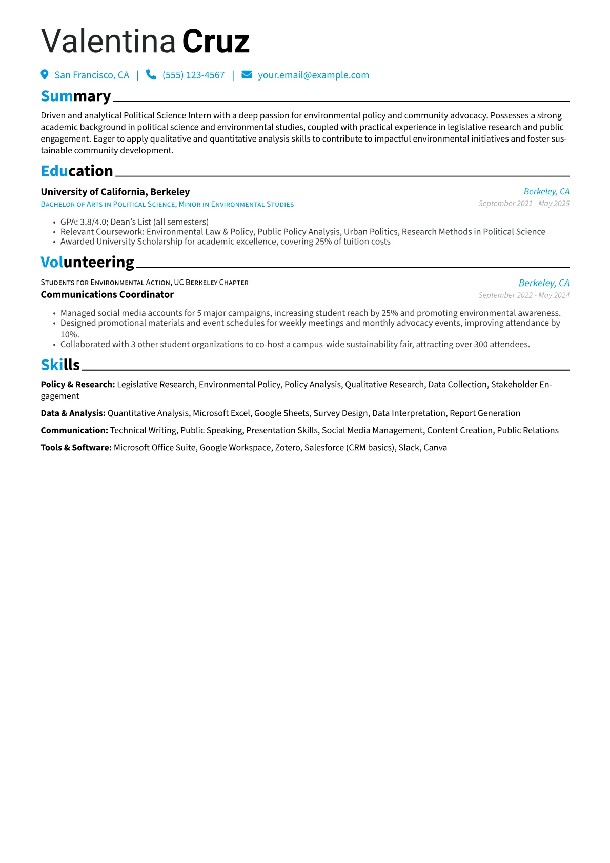 Environmental Policy Focus version - Page 1