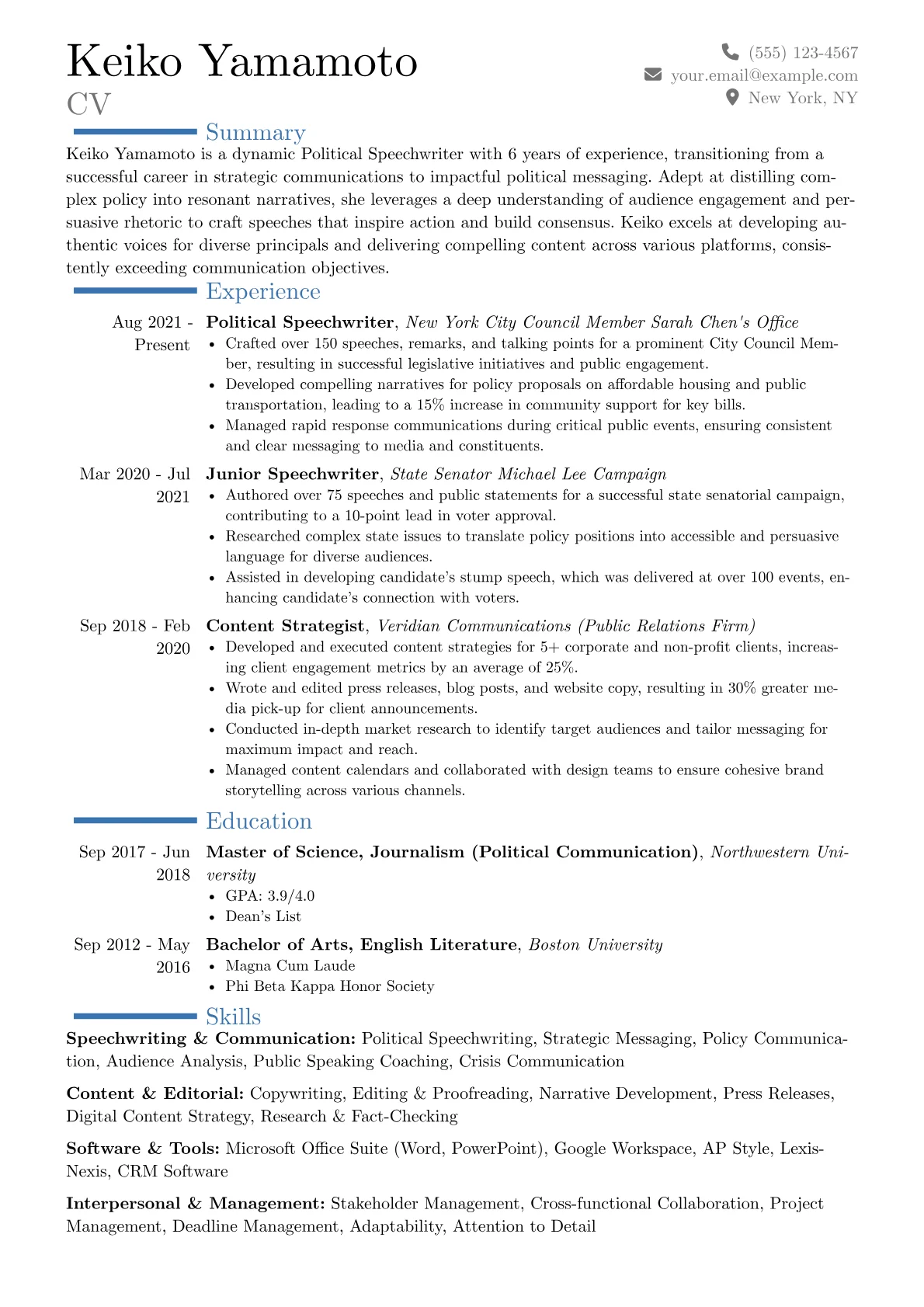 Career changer version - Page 1